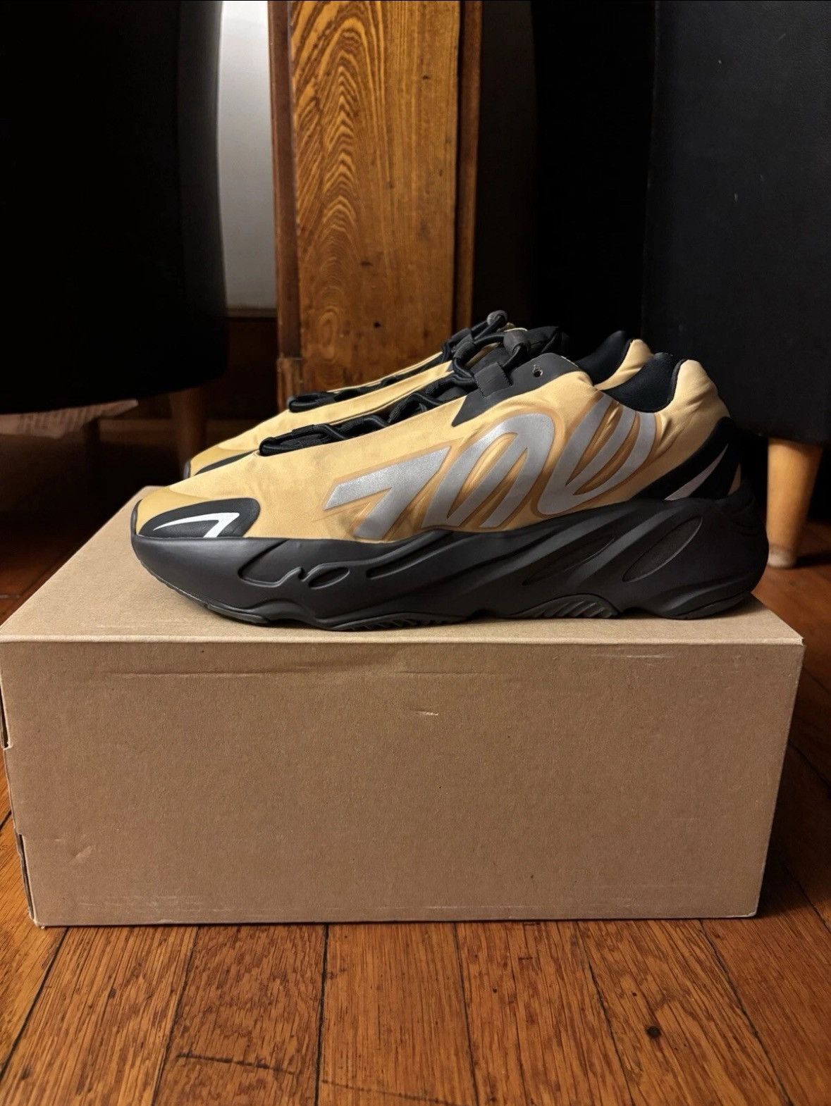 Adidas Yeezy Boost 700 MNVN Honey Flux Size US 9.5 / EU 42-43 - 3 Thumbnail