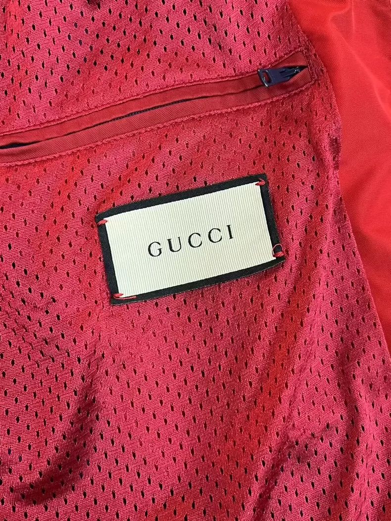 Gucci Gucci Red and blue stitching windbreaker jacket 2503-Nexta Size US M / EU 48-50 / 2 - 6 Thumbnail