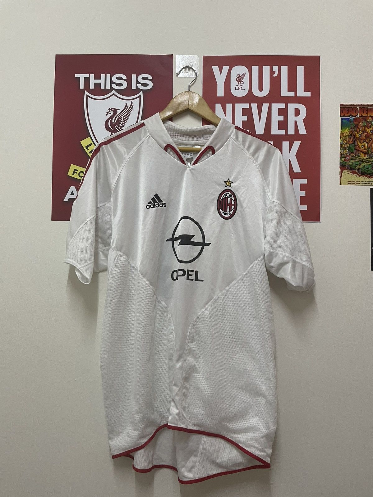 Adidas AC Milan 🇮🇹 2004/2005 Away Paolo Maldini 3 Size US XL / EU 56 / 4 - 1 Thumbnail