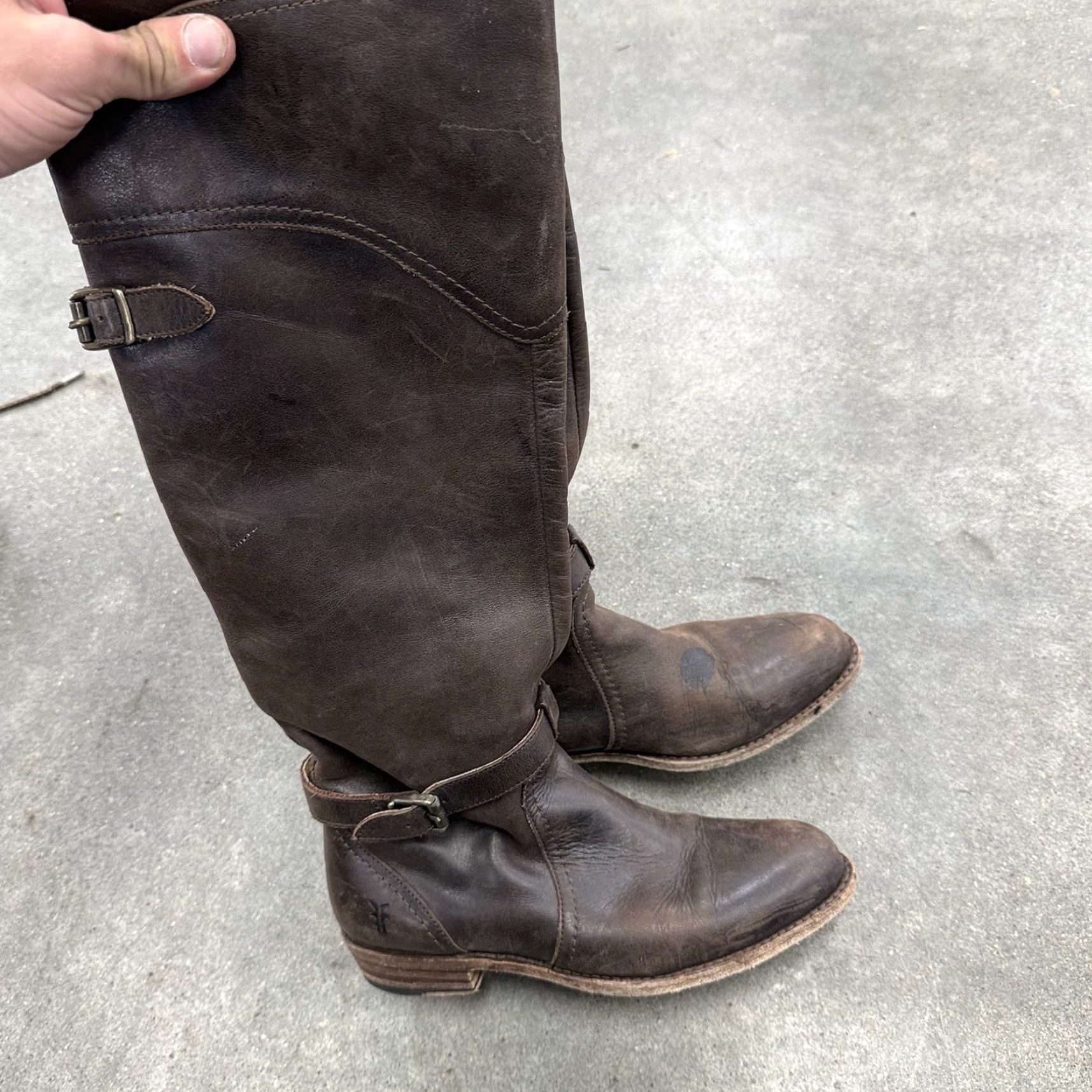Frye **Frye Womens Dark Brown Dorado Riding Boots Sz 5.5 Leather** User: Frye Womens Dark Brown Dorado Riding Boots Sz 5.5 Leather Size US 6 / IT 36 - 2 Thumbnail