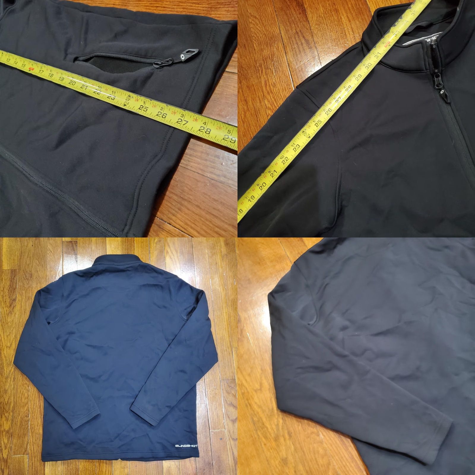 Logo 7 Slingshot Racing Jacket Mens L Black Softshell Full Zip Logo Size US L / EU 52-54 / 3 - 8 Thumbnail