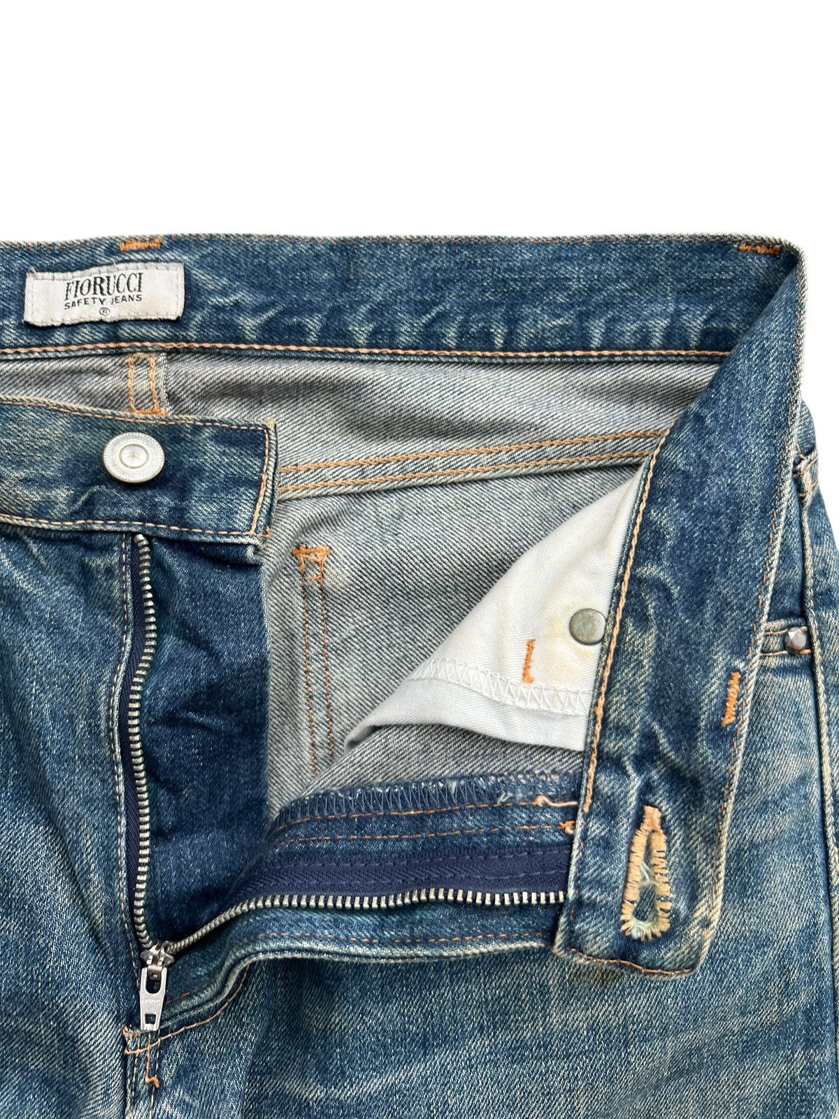 Fiorucci Vintage Fiorucci Distressed Selvedge Denim Jeans 31x32 Size US 31 - 11 Thumbnail