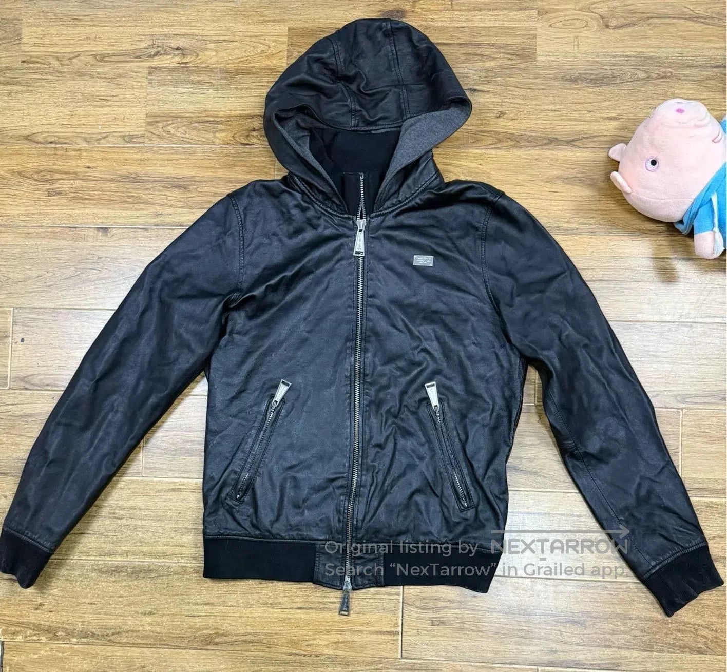 Philipp Plein Men's Leather Jacket.