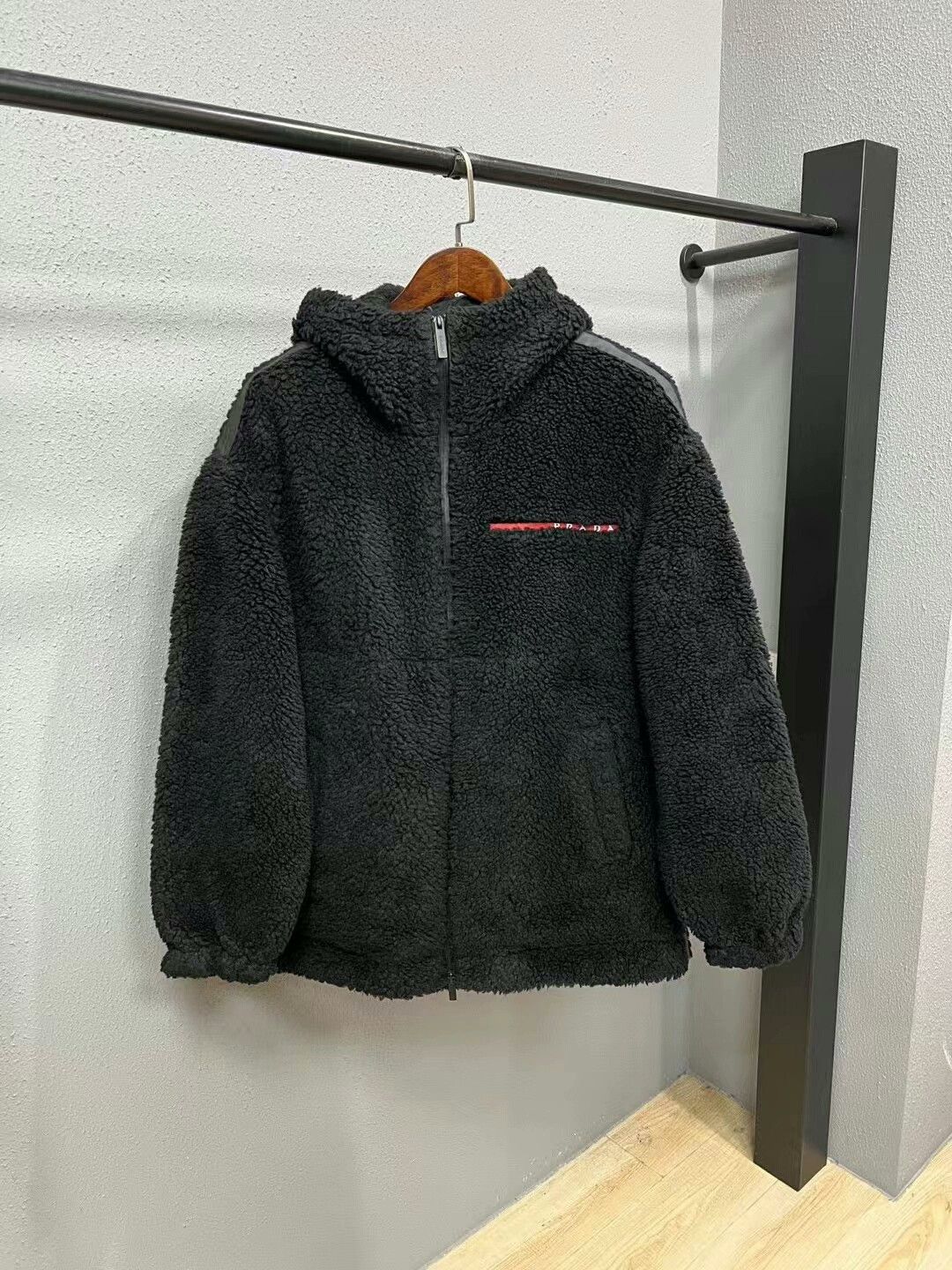 Prada prada teddy coat in black for women Size XS / US 0-2 / IT 36-38 - 1 Thumbnail