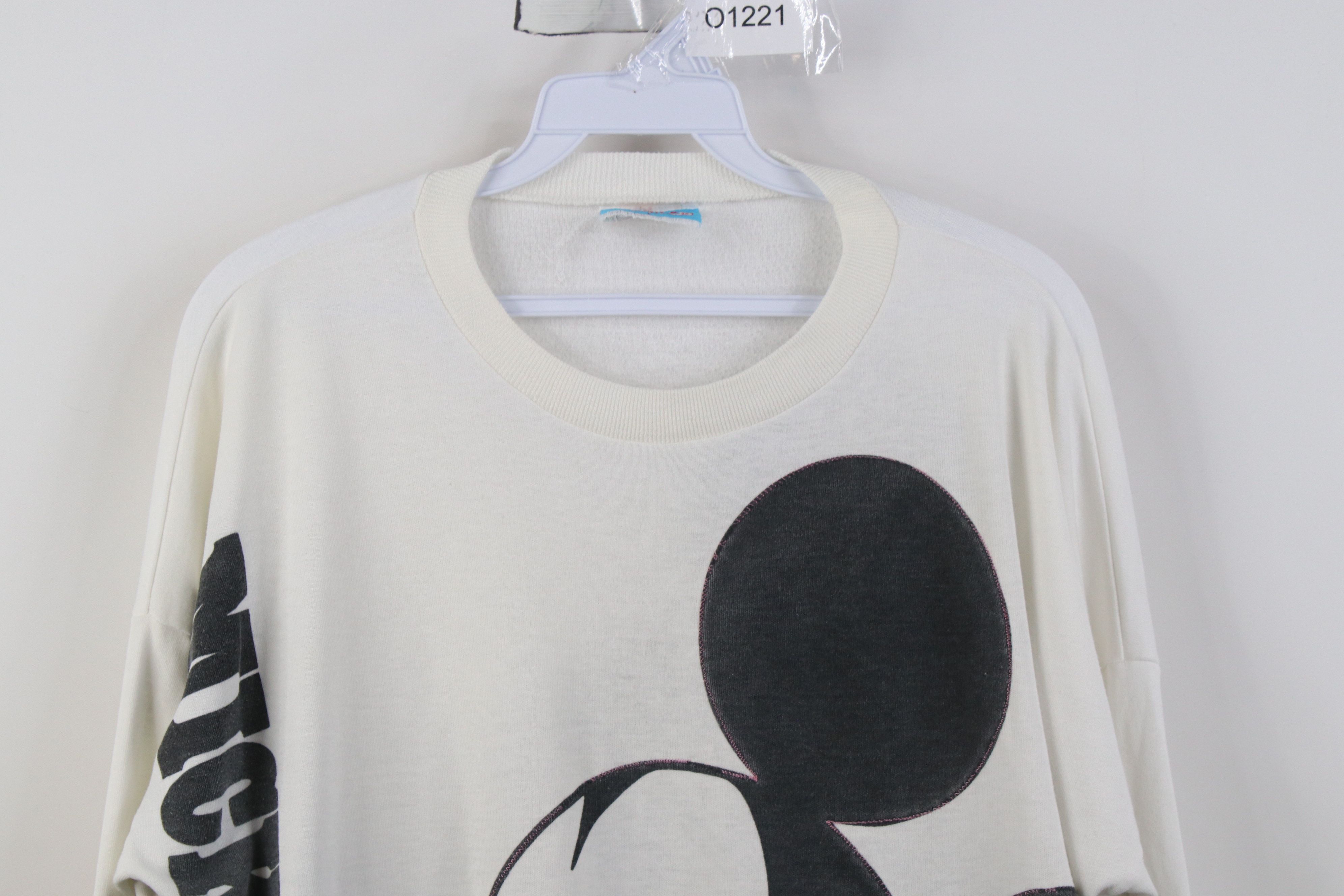 Disney Vintage 80s 90s Disney Print Mickey Mouse Sweatshirt USA Size XL / US 12-14 / IT 48-50 - 2 Thumbnail
