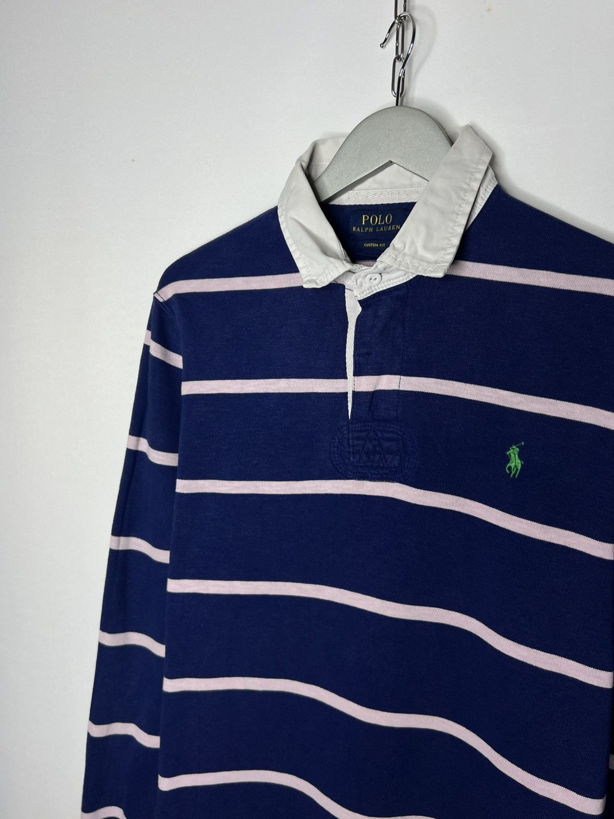 Polo Ralph Lauren Vintage Polo Ralph Lauren Striped Polo Shirt Long Sleeve Size US L / EU 52-54 / 3 - 4 Thumbnail