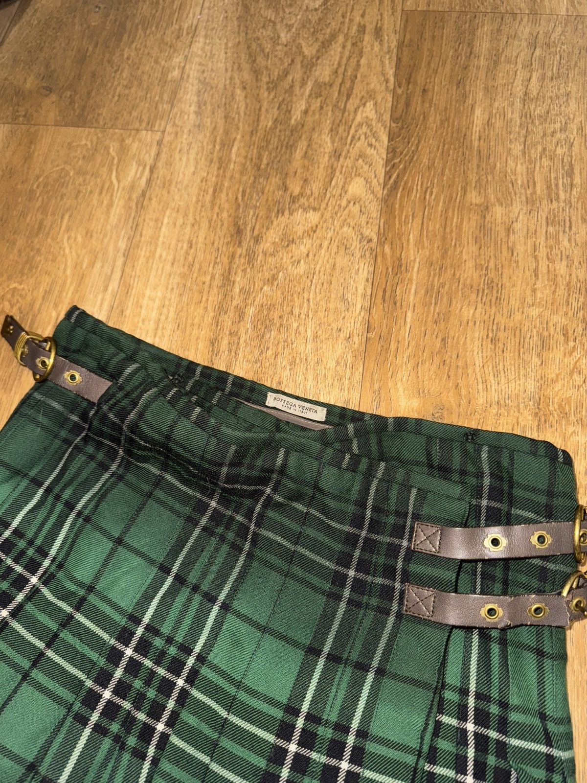 Bottega Veneta BOTTEGA VENETA CHECKERED SCOTTISH SKIRT Size 28" / US 6 / IT 42 - 2 Thumbnail