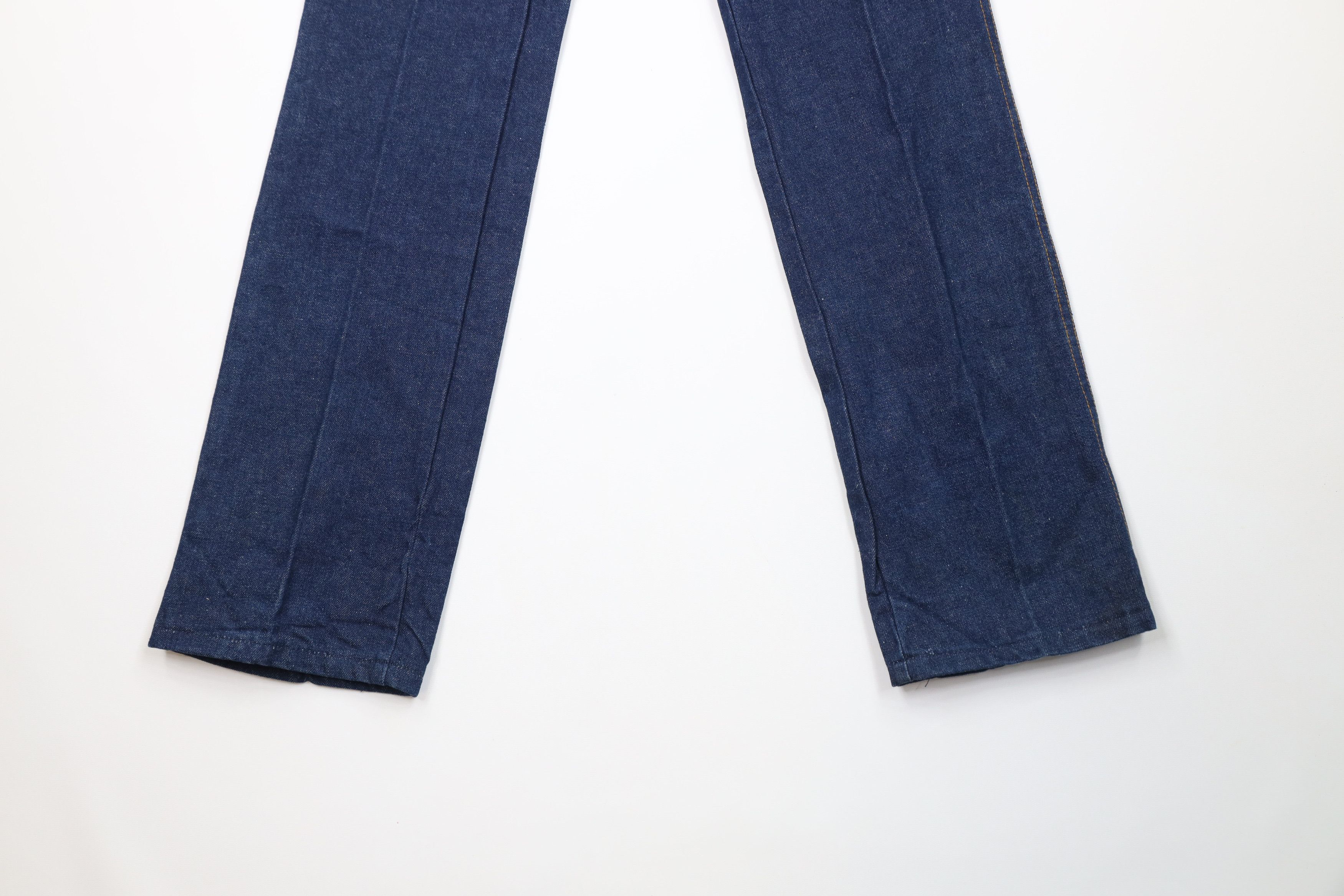 Vintage Vintage 70s Streetwear Straight Leg Denim Jeans Blue USA Size 26" / US 2 / IT 38 - 4 Thumbnail