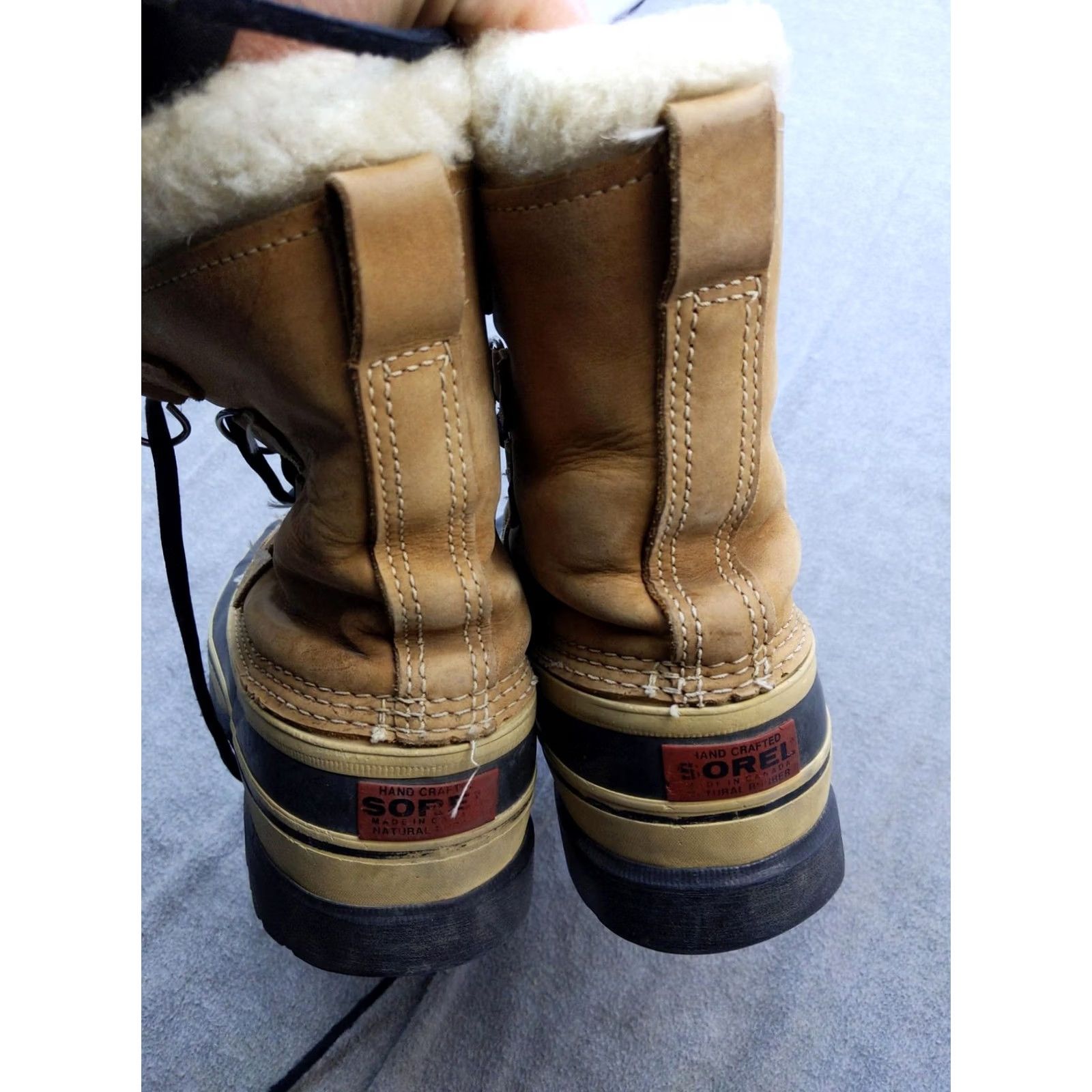 SOREL VINTAGE Sorel Caribou Boots Mens 7 Brown Waterproof Wool Lined Winter Canada Footwear Boots Mens Caribou Brown Waterproof Wool Lined Winter Canada Size US 7 / EU 40 - 7 Thumbnail