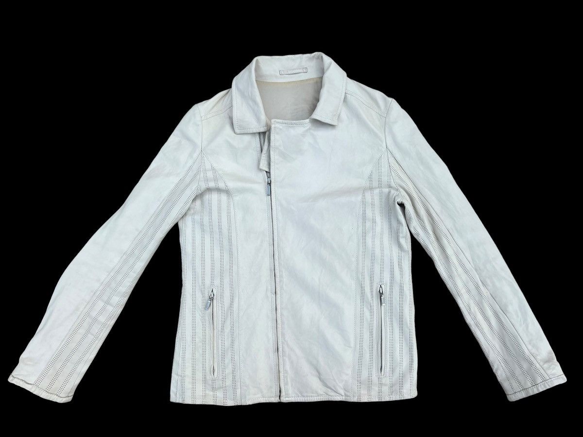 ABAHOUSE Abahouse Japan Patina White Sheep Napa Leather Jacket Size US S / EU 44-46 / 1 - 1 Thumbnail