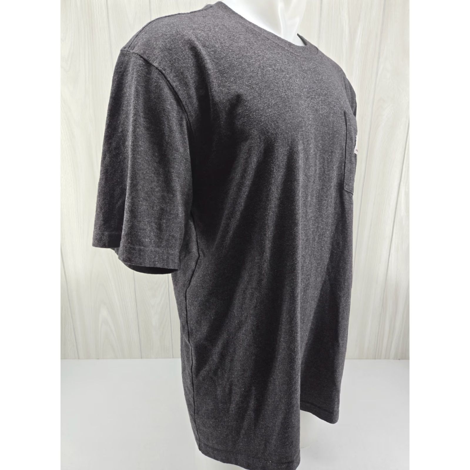 Carhartt Carhartt T Shirt Mens L TALL ORG FIT Gray Short Sleeve Pocket T Logo K87 CHR Size US L / EU 52-54 / 3 - 6 Thumbnail