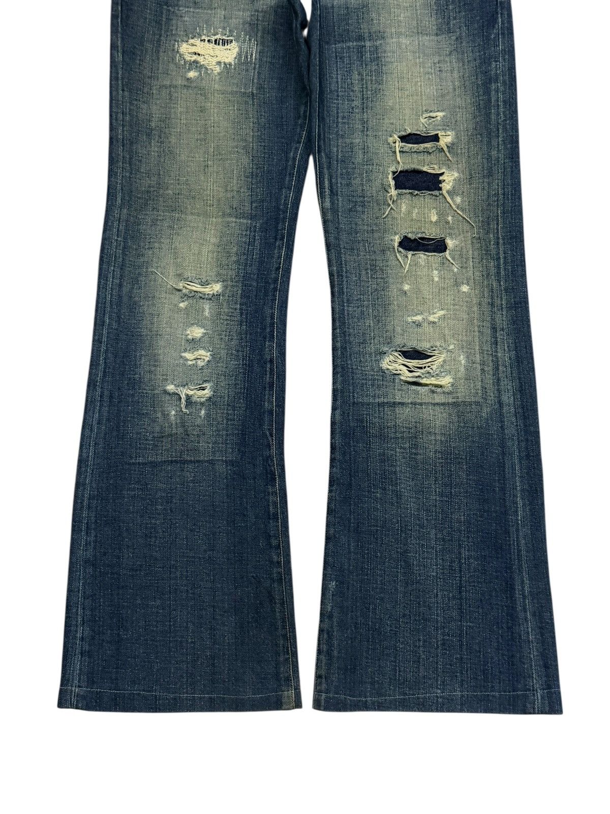 EDUN Vintage Edun Japanese Brand Y2K Distressed Denim Jeans | W30 Size US 30 / EU 46 - 6 Thumbnail