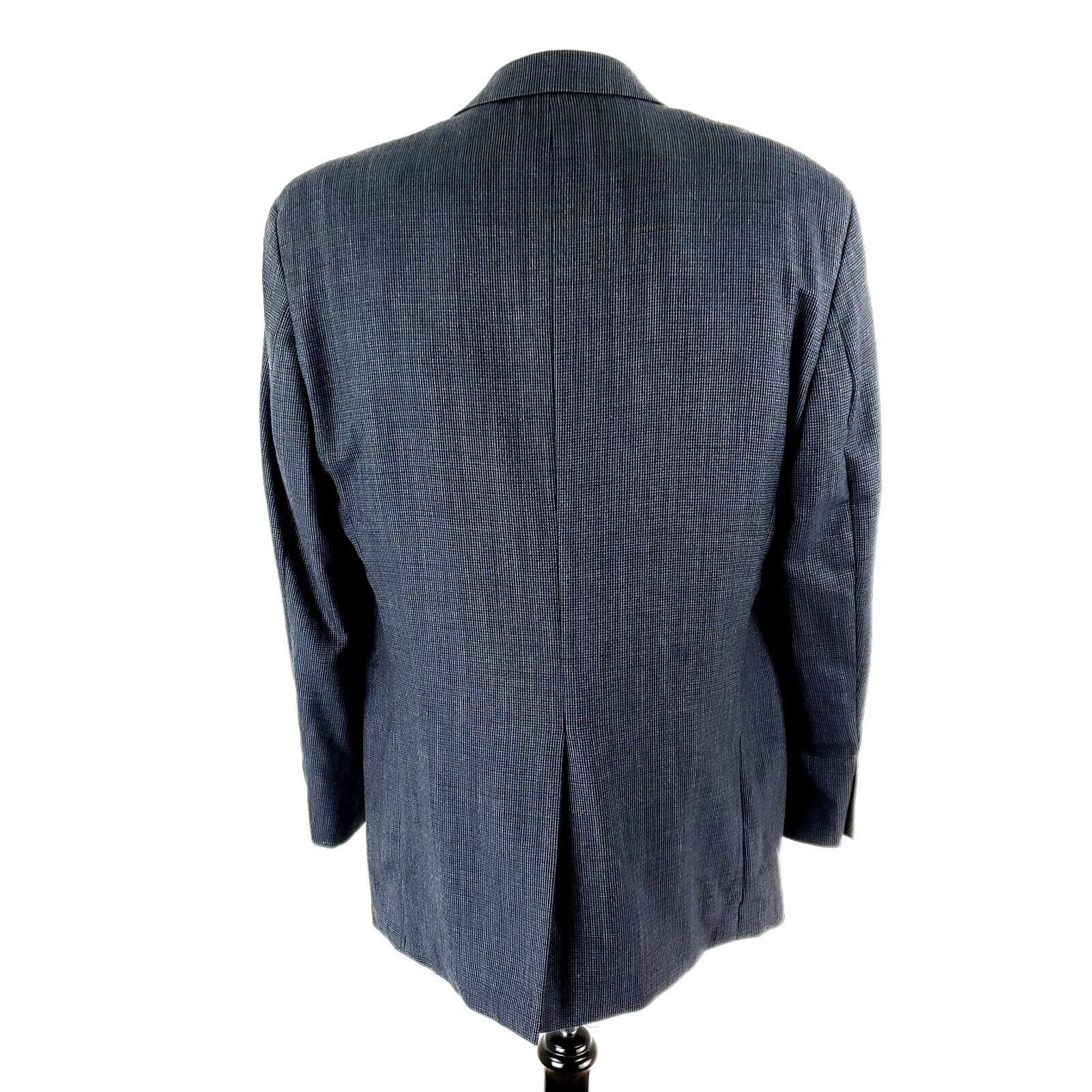 Lauren Ralph Lauren Lauren Ralph Lauren Wool 2 Button Sport Coat 40R Blue Check Size 40R - 5 Thumbnail