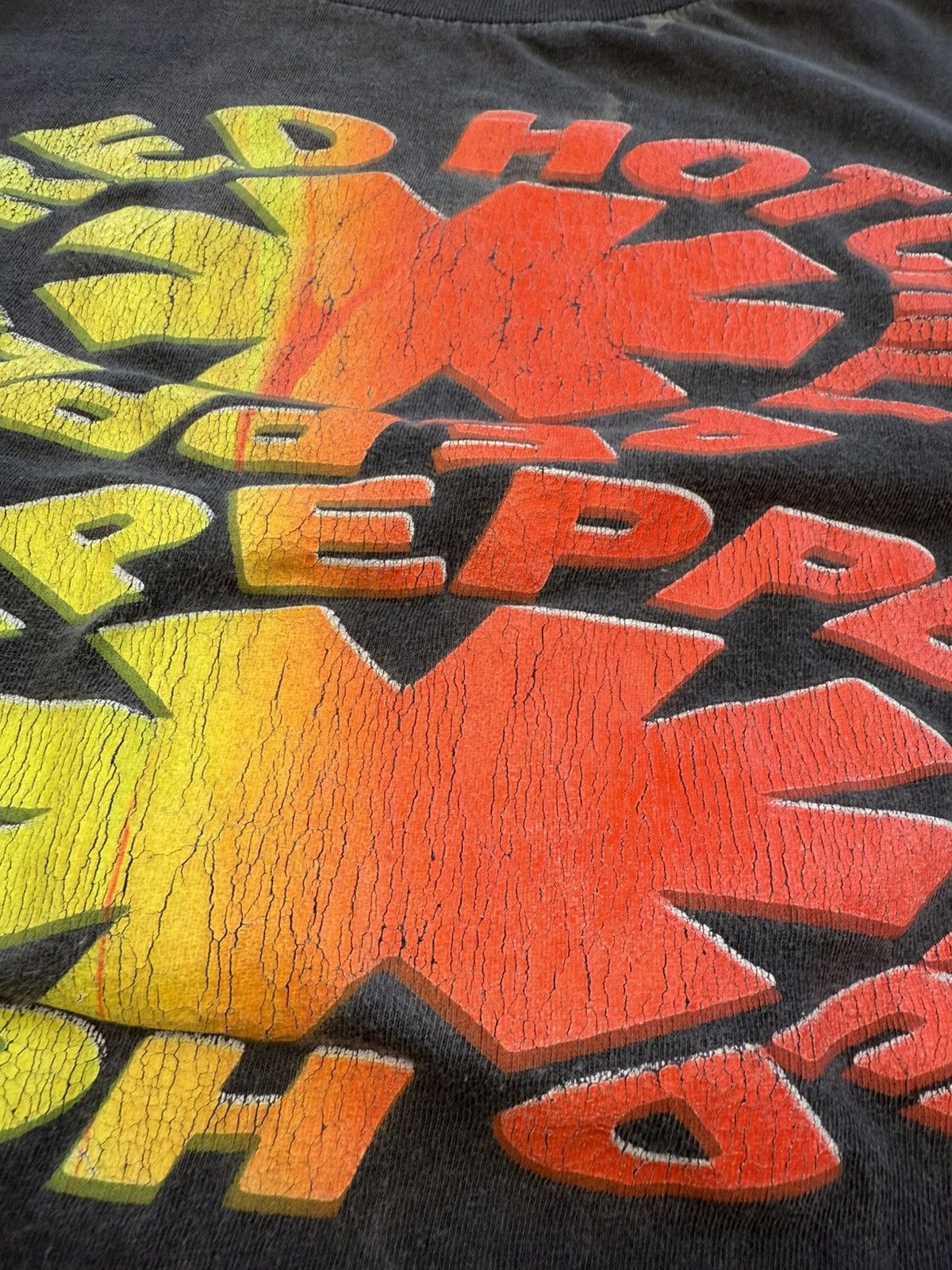 Other ‘90s Vintage Red Hot Chilli Peppers Faded Logo Tee Size US L / EU 52-54 / 3 - 6 Thumbnail