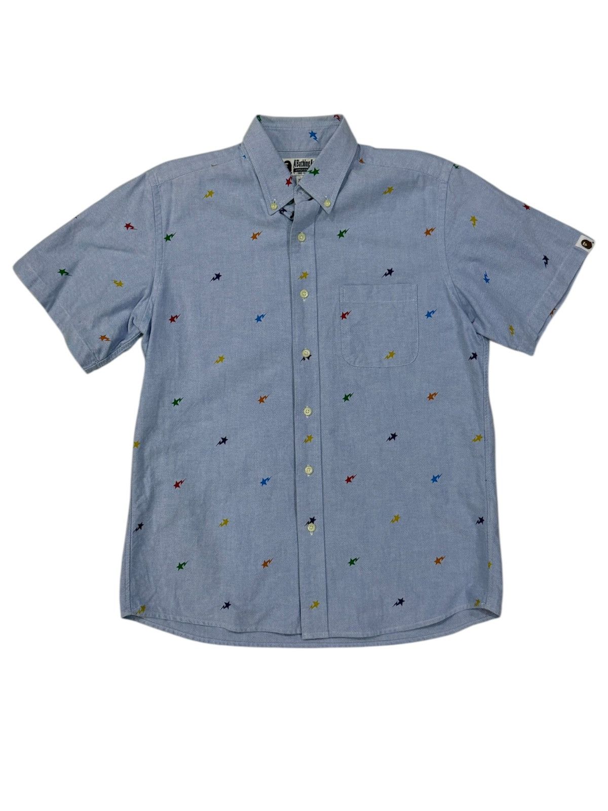 Bape bapesta shortsleeve button ups shirts fullprint Size US XL / EU 56 / 4 - 1 Thumbnail