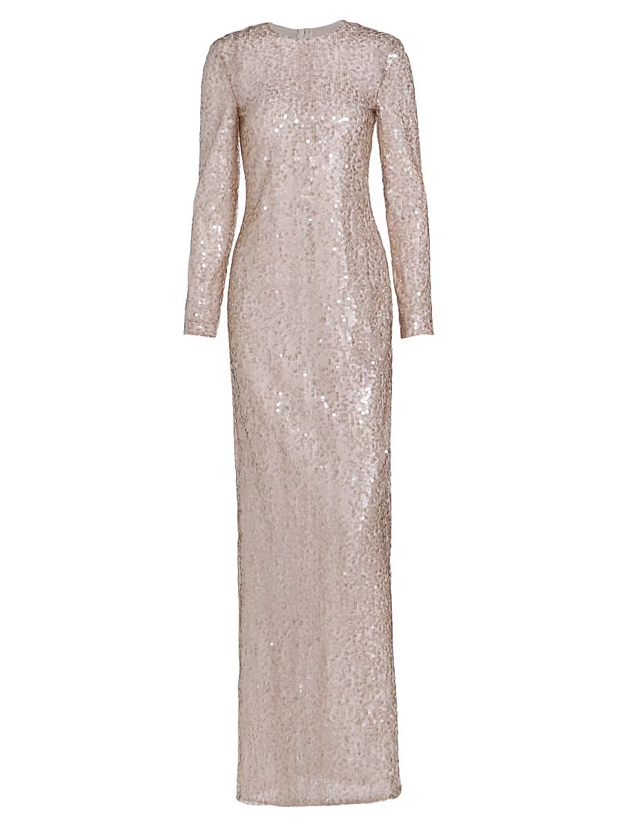 16Arlington o1mle1125 Lore Gown Polvere in Silver Size XS / US 0-2 / IT 36-38 - 1 Thumbnail
