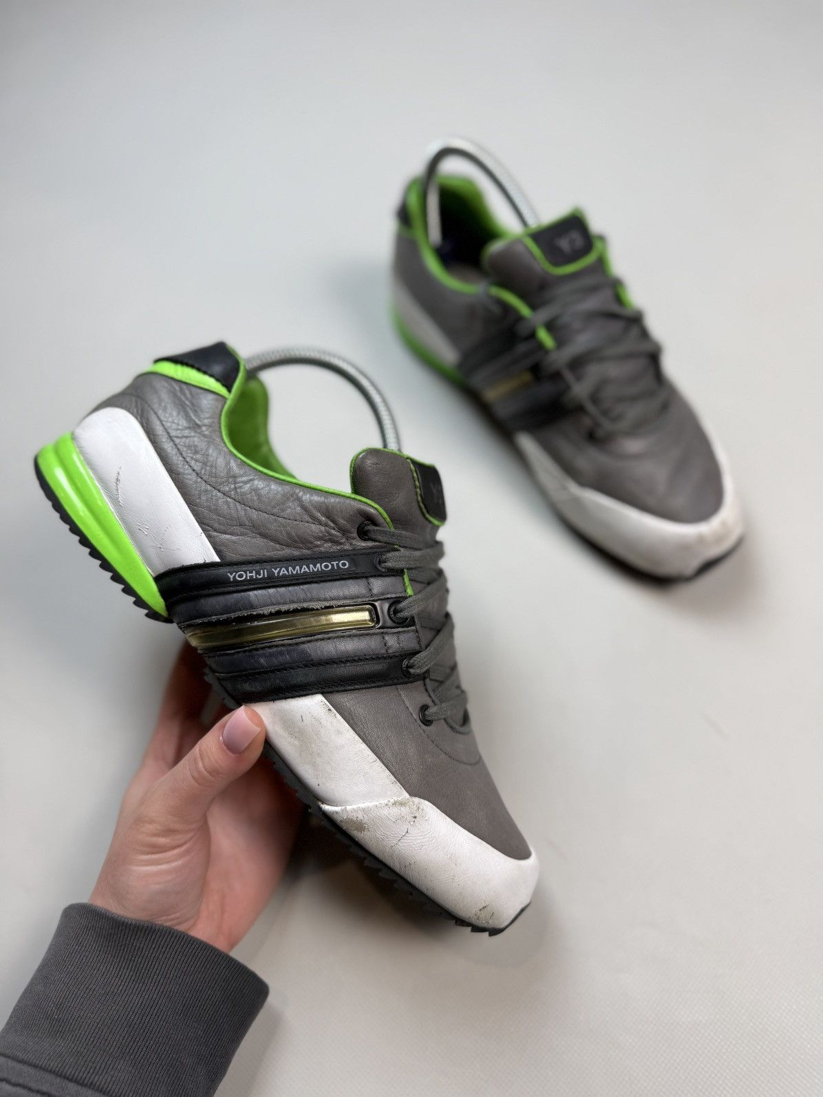 Y-3 Adidas Yohji Yamamoto Sprint Low Top Athletic Sneakers Shoes Size US 8 / EU 41 - 1 Thumbnail