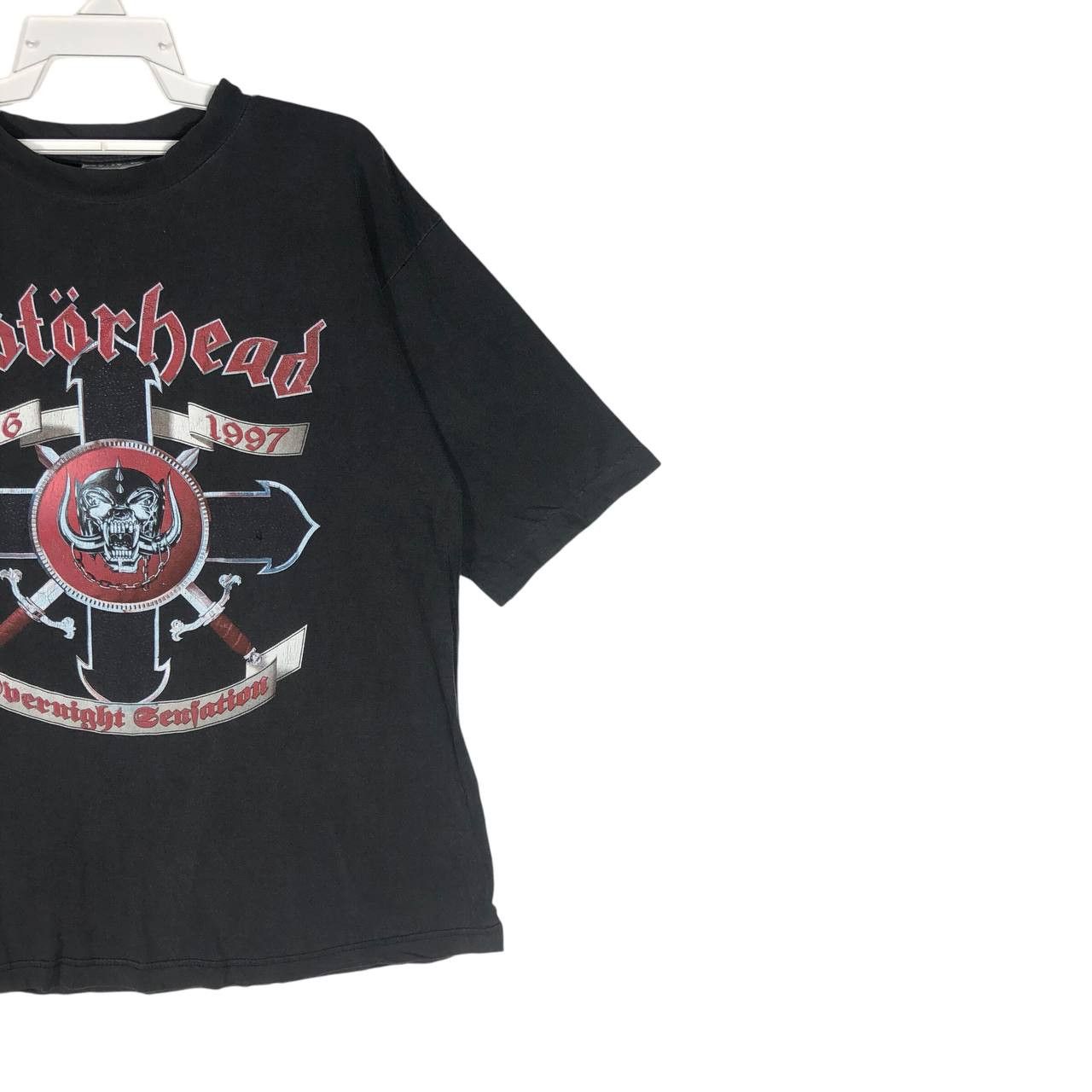 Band Tees Vintage 90's Redwood Motorhead Punk T-Shirt Size US L / EU 52-54 / 3 - 4 Thumbnail