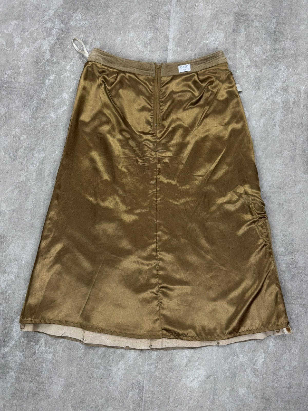 Other Oasis suede skirt vintage midi skirt western style cowgirl Size 32" / US 10 / IT 46 - 11 Thumbnail