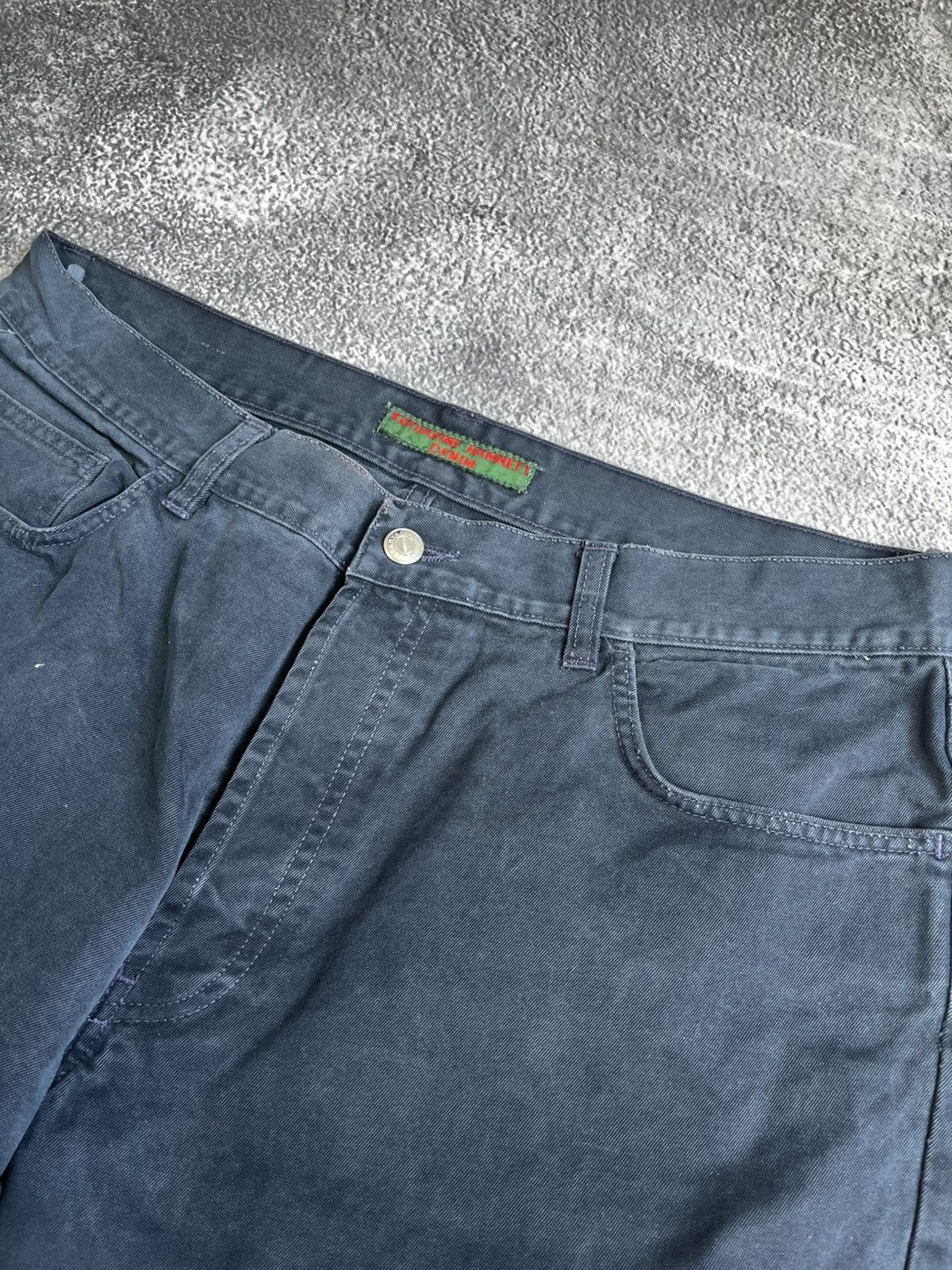 Designer × Katharine Hamnett London × Other Katharine Hammett vintage 90s denim pants Size US 36 / EU 52 - 6 Thumbnail