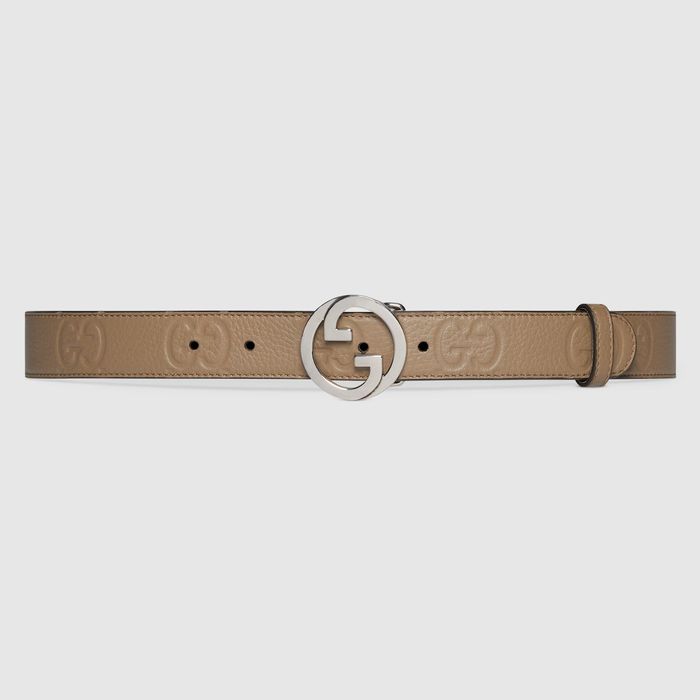 Gucci GUCCI BELT BUCKLE SUPREME MONOGRAM LEATHER 734771 AABZA 2801