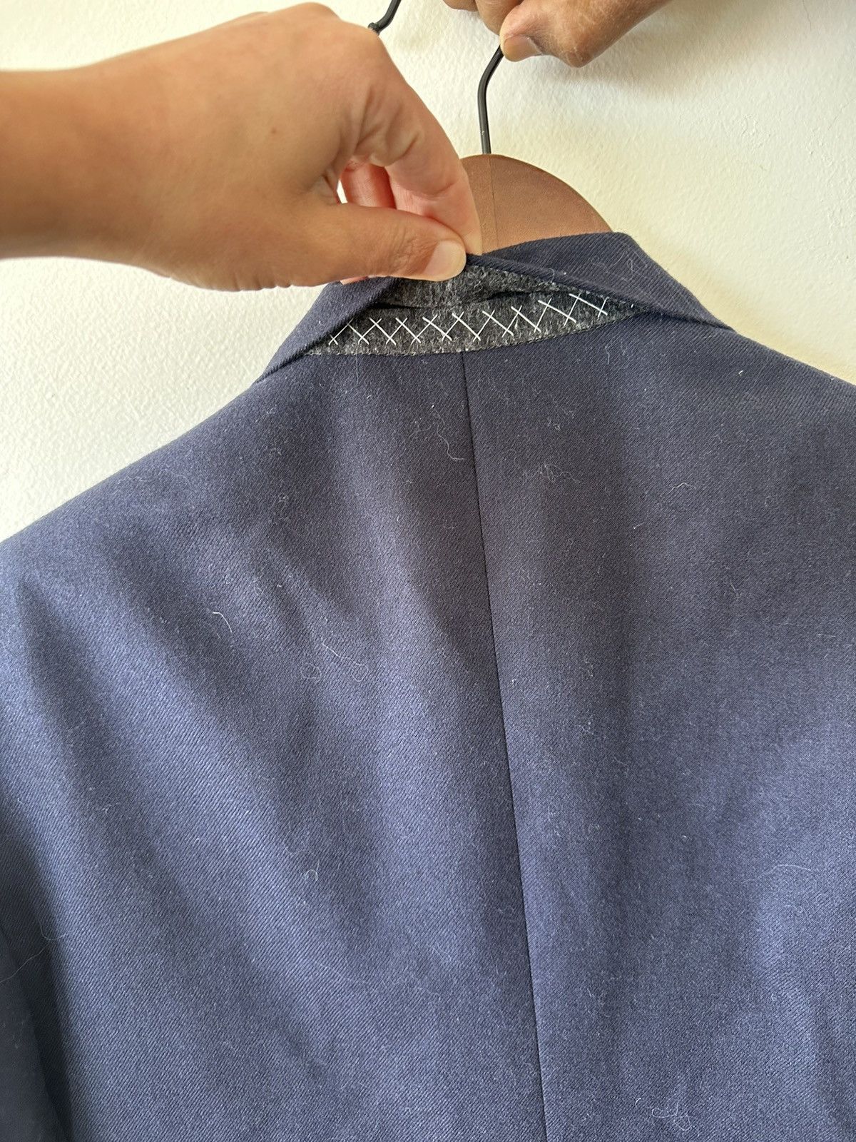 Maison Margiela Maison Margiela Navy Wool Blazer Size 48 (Never Worn) Size 38R - 6 Thumbnail