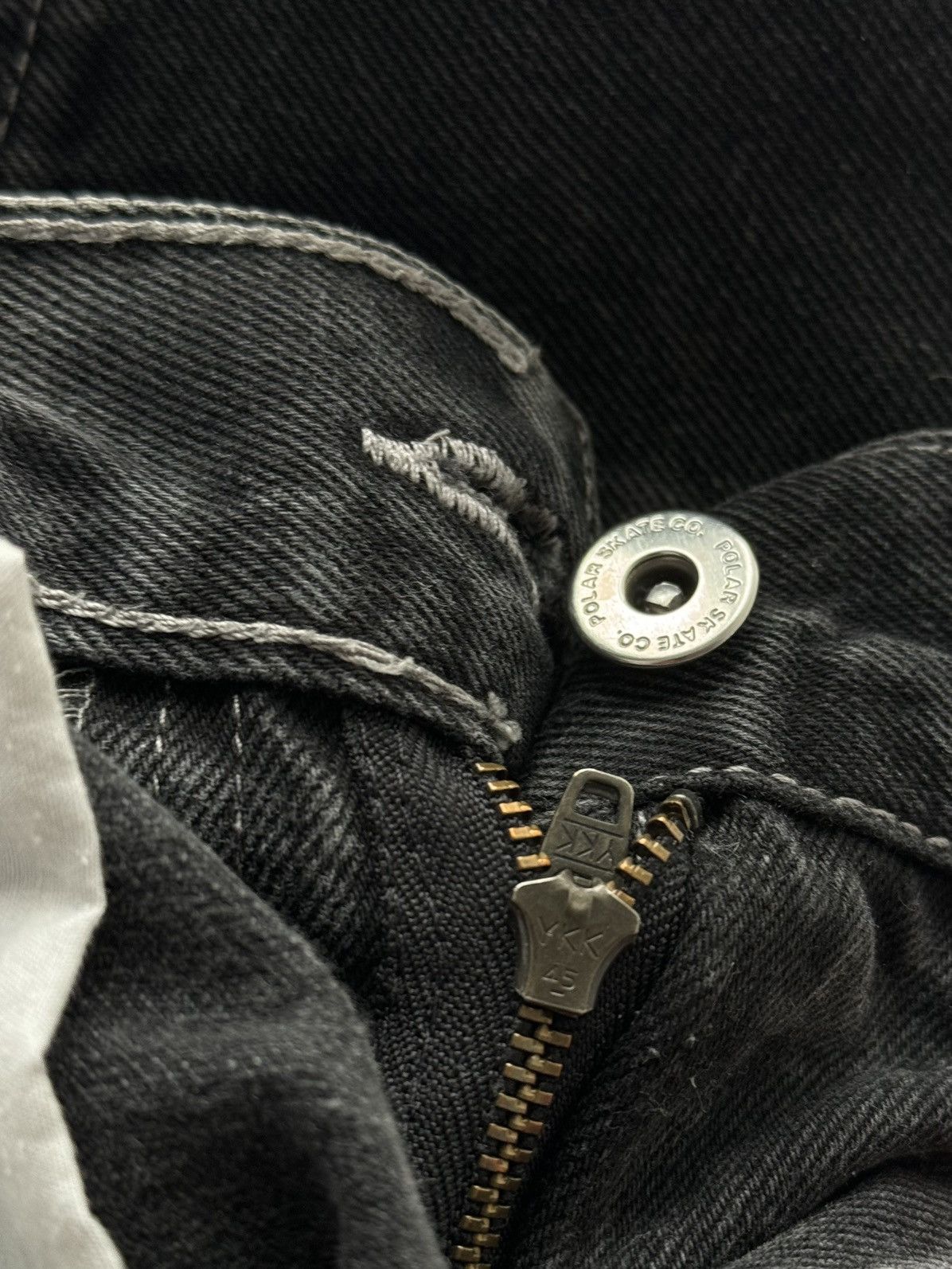 JNCO Rare Polar Big Boy Work Pants Washed Black Baggy Jnco Style Size US 32 / EU 48 - 17 Thumbnail