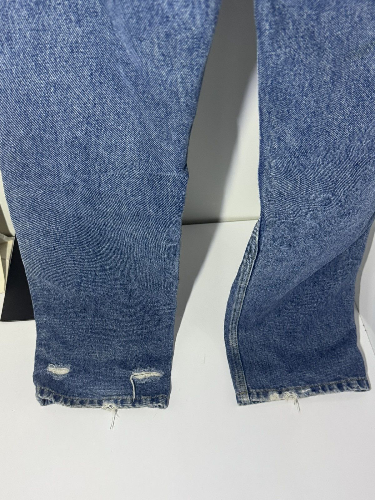 Balenciaga ✅Balenciaga distressed slim blue jeans 30 Size US 30 / EU 46 - 4 Thumbnail
