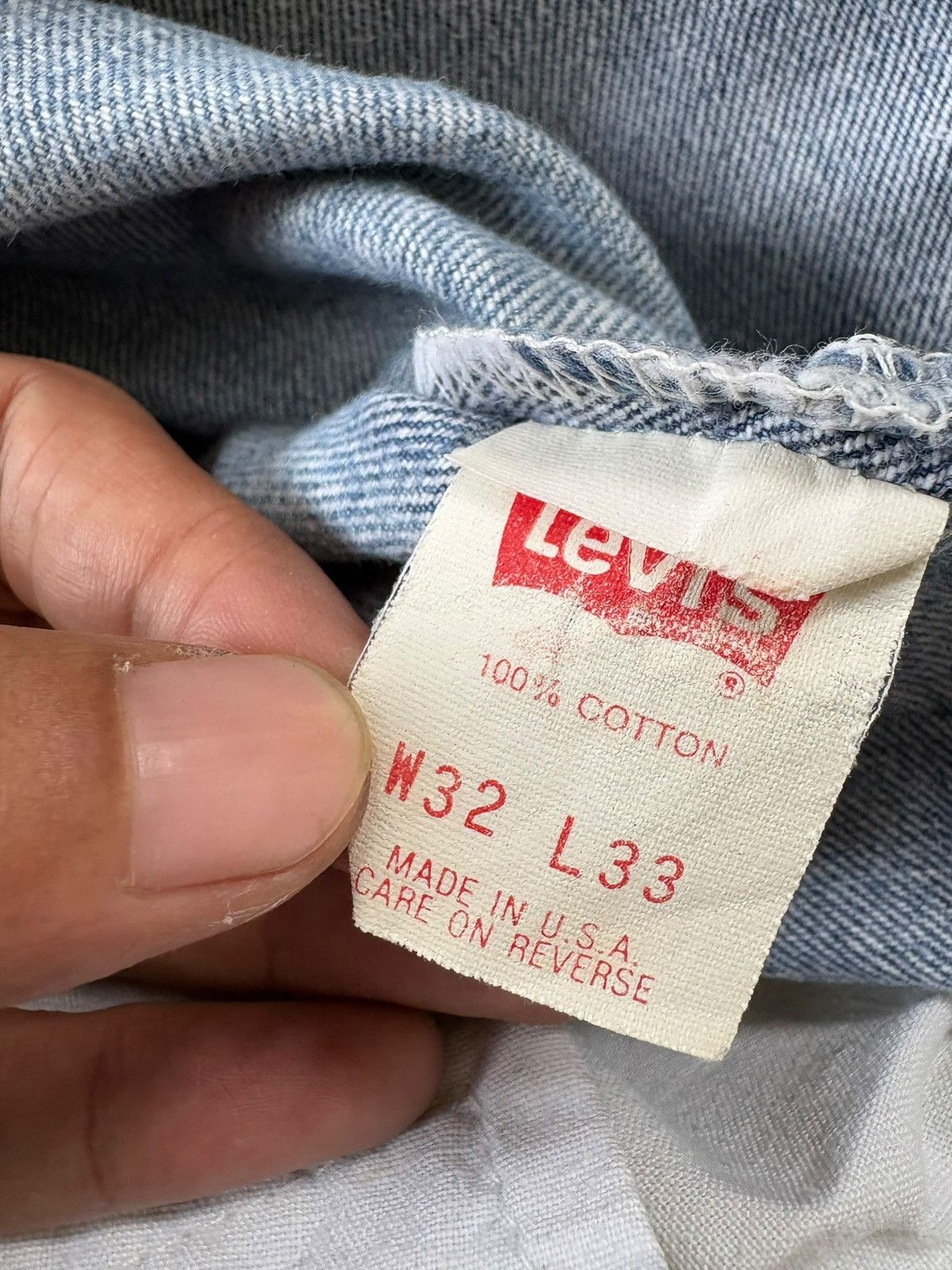 Levi's Vintage 90s Levis 501 Stonewashed Jeans Size US 31 - 9 Thumbnail