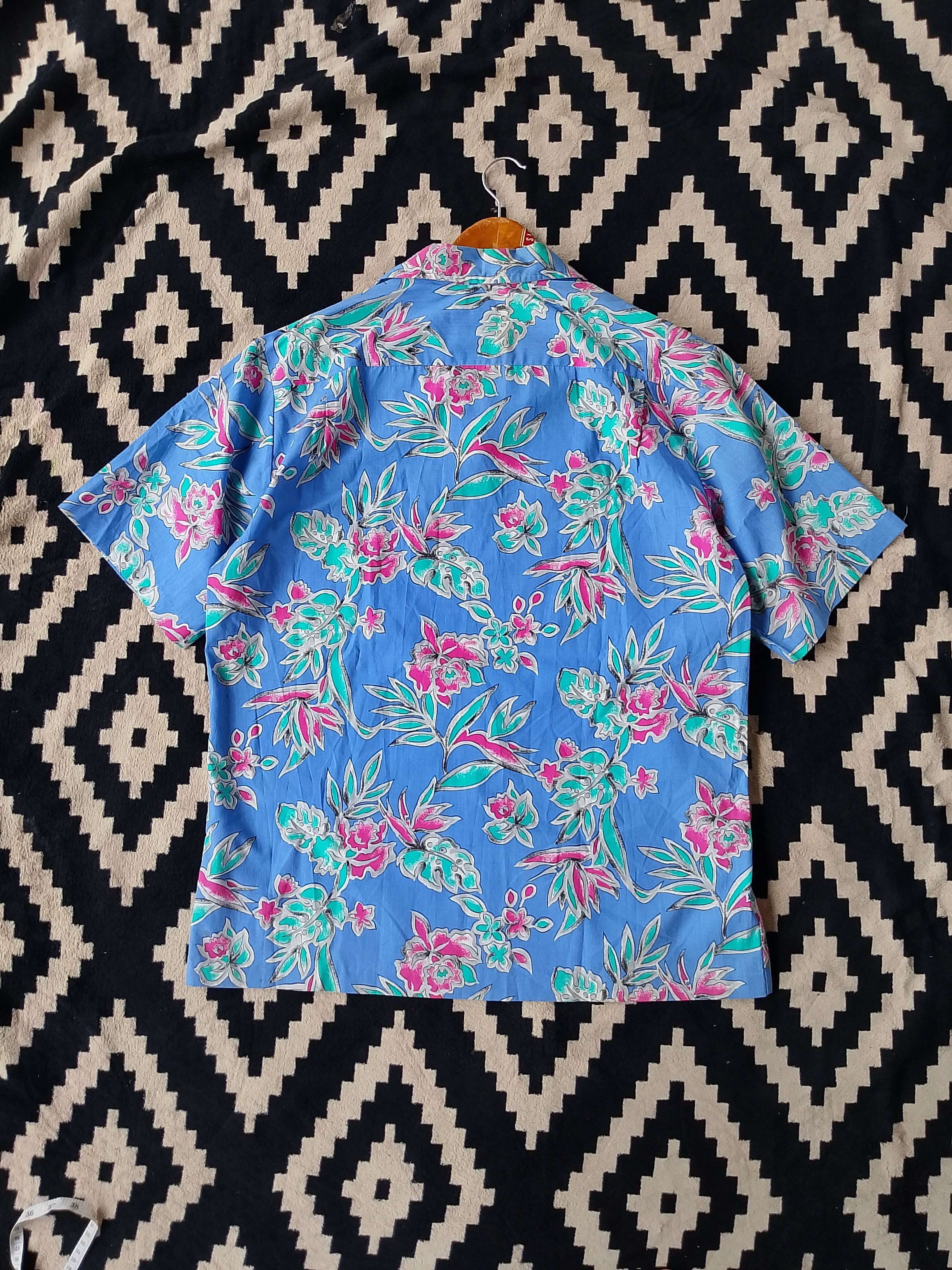 Vintage Archive Sunmari Dark Tropical Indie Button Up Size US XL / EU 56 / 4 - 8 Thumbnail