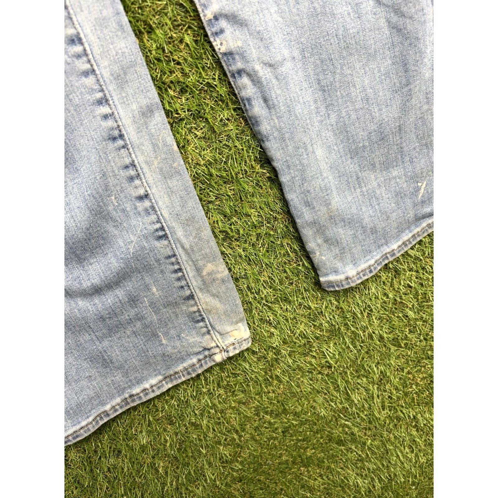 American Eagle Outfitters American Eagle Jeans Mens 32x28 Bootcut Light Wash Denim 5-Pocket Regular Rise Mid Blue Jeans Mens Size US 32 / EU 48 - 7 Thumbnail