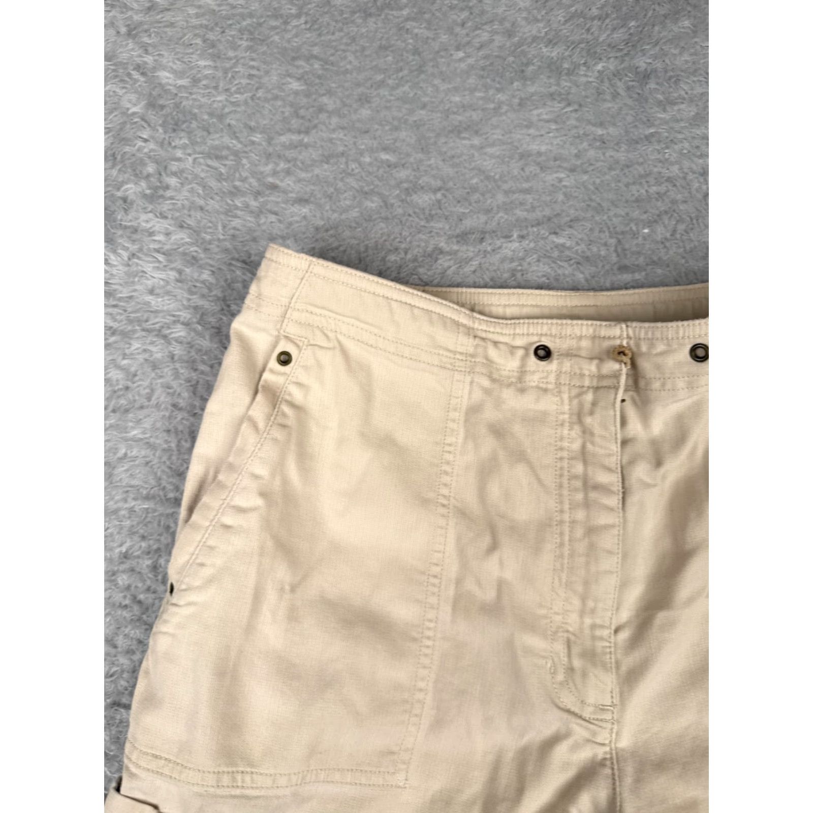Ralph Lauren VINTAGE Lauren Ralph Lauren Shorts Womens 8 Cargo Beige Cotton 5-Pocket Regular Inseam 6.5" Adult Womens Size 30" / US 8 / IT 44 - 4 Thumbnail