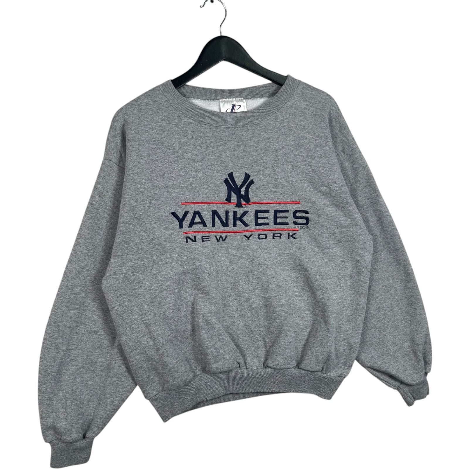 Logo Athletic Vintage New York Yankees Embroidered Spellout MLB Crewneck L Size US L / EU 52-54 / 3 - 4 Thumbnail