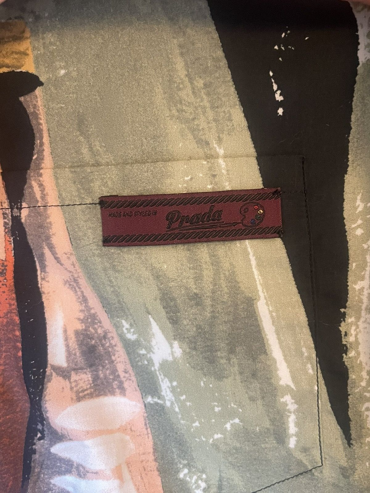 Prada Prada SS17 Wine Bottle Bowling Shirt Size US L / EU 52-54 / 3 - 4 Thumbnail