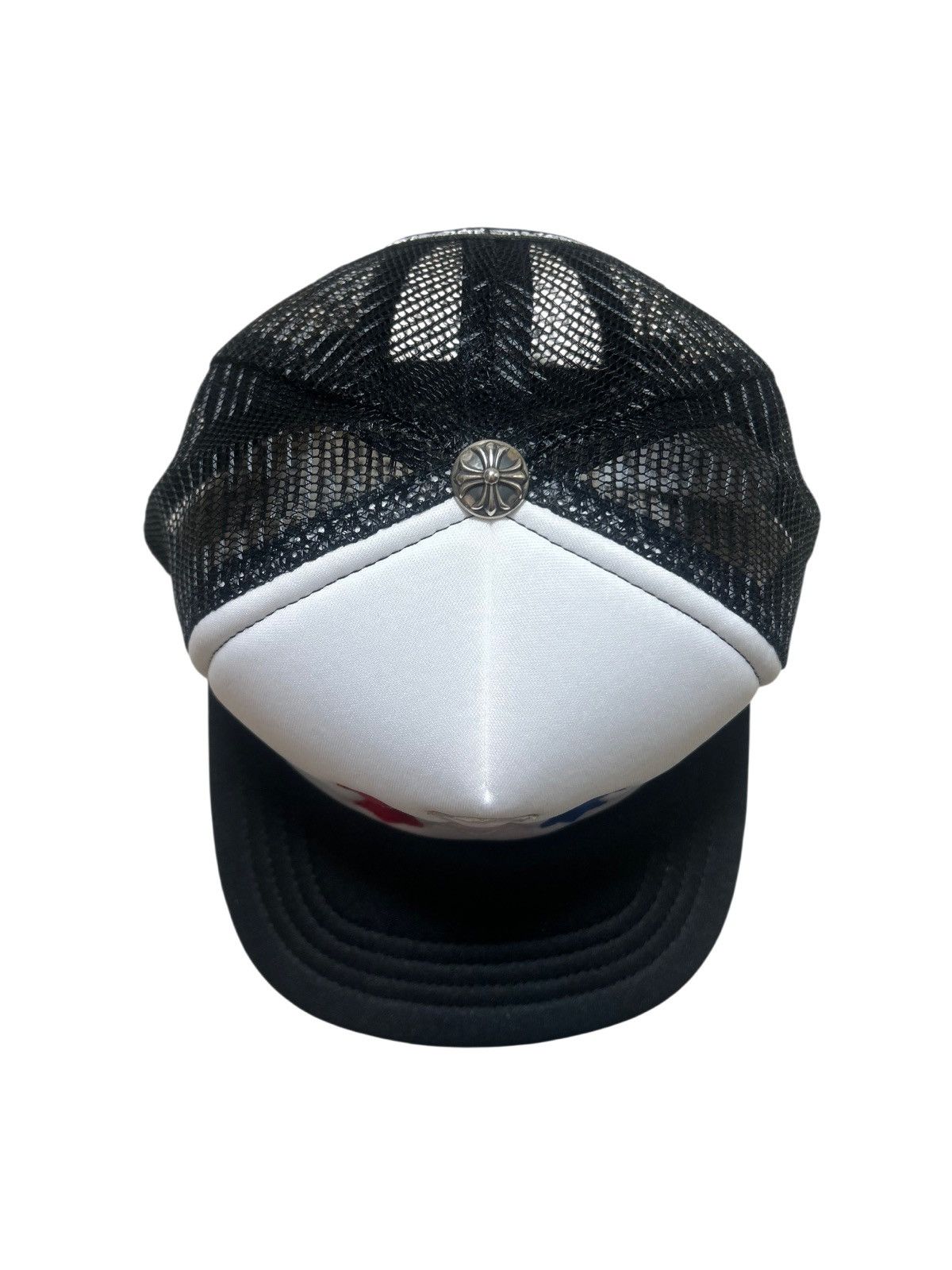 Chrome Hearts Chrome Hearts Trucker Hat Leather Cross Patches Size ONE SIZE - 4 Thumbnail