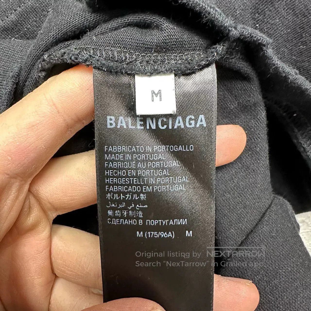 Balenciaga Balenciaga Black Double B Graffiti T-shirt. Size US M / EU 48-50 / 2 - 4 Thumbnail