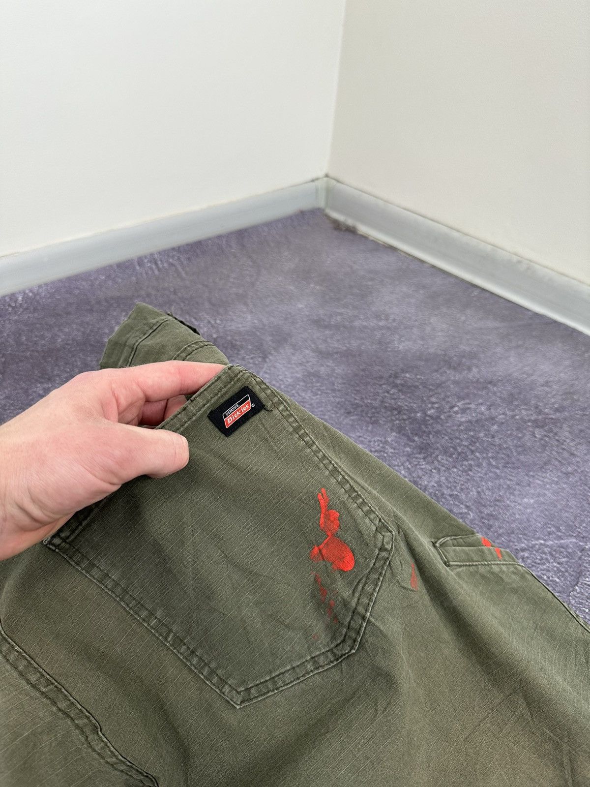 Dickies Vintage Dickies Cargo Carpenter Baggy Faded USA Work Pants Size US 38 / EU 54 - 9 Thumbnail