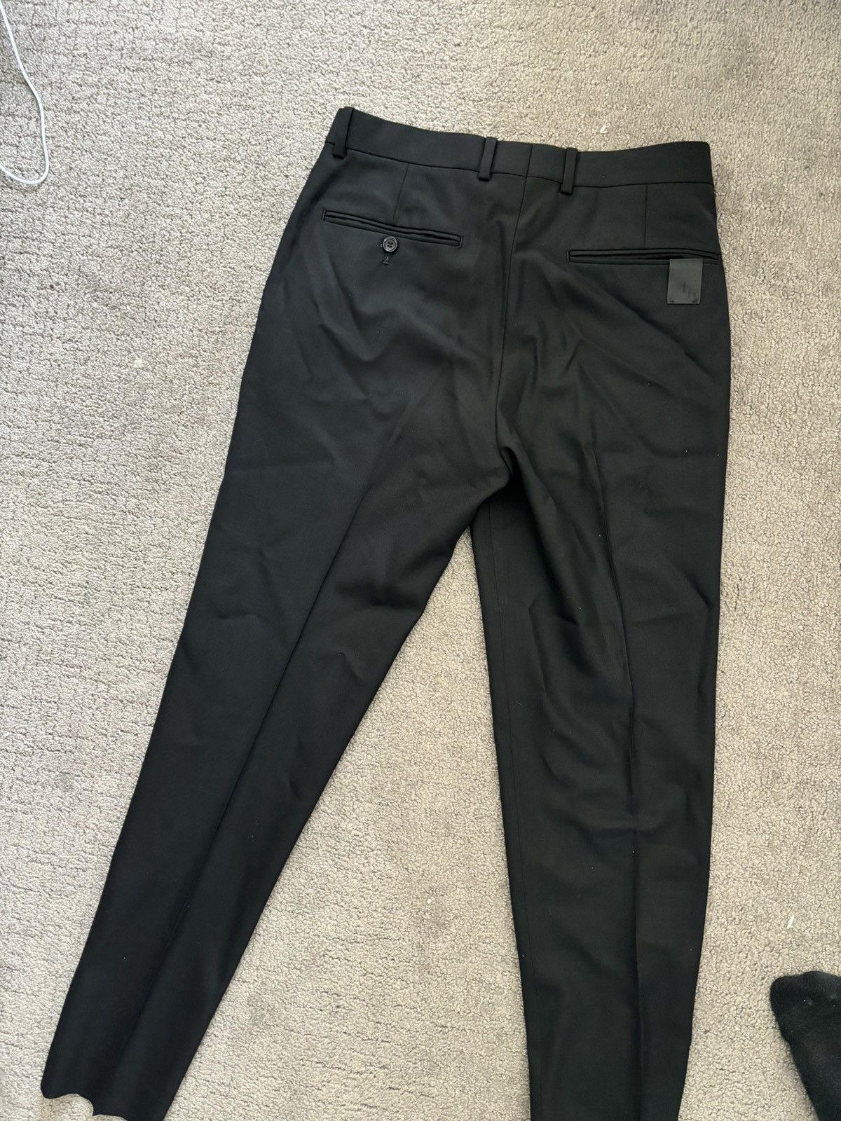N.Hoolywood Black Slim Tapered Trousers Size US 30 / EU 46 - 2 Thumbnail