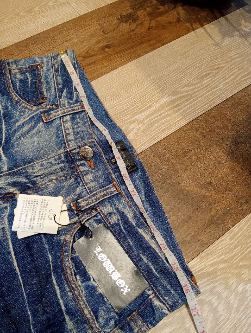 LOWBOX LOWBOX JAPAN BLUE DENIM SHORTPANTS Size US 33 - 10 Thumbnail