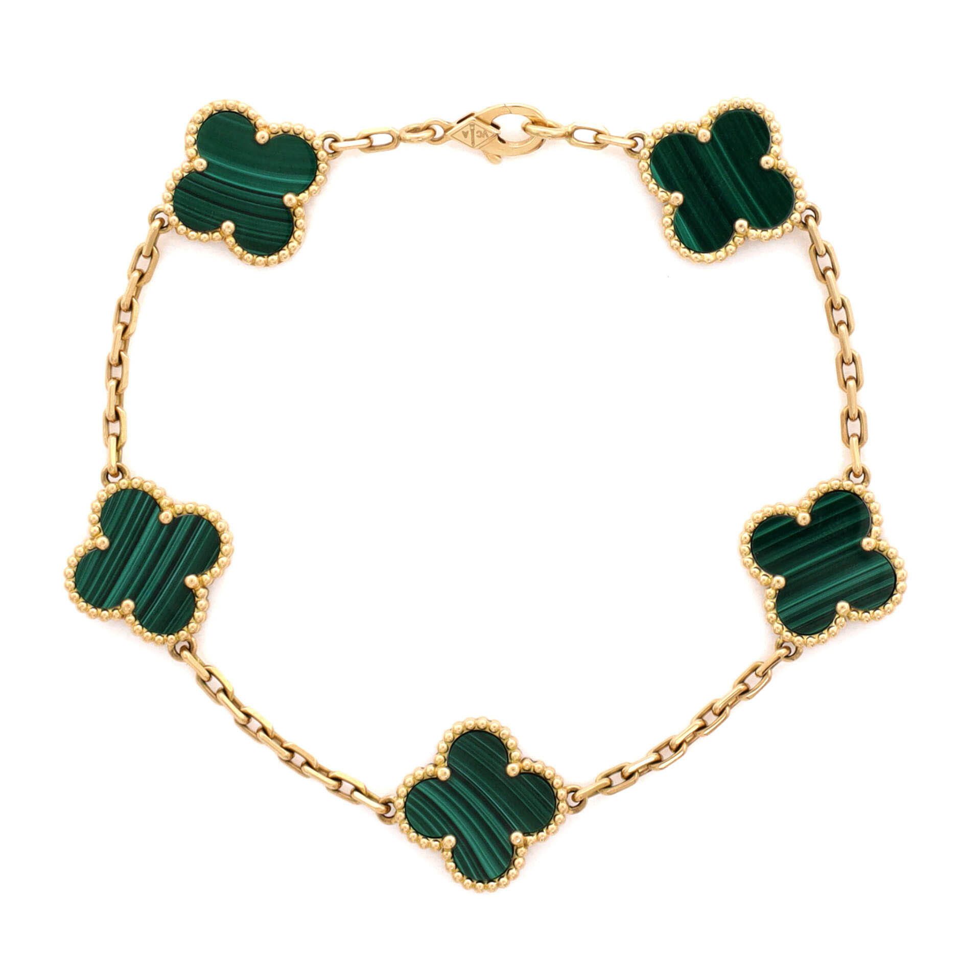 Van Cleef & Arpels Vintage Alhambra 5 Motifs Bracelet Size ONE SIZE - 1 Thumbnail