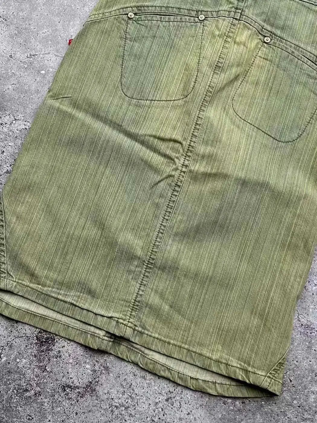 Japanese Brand Vintage Faded Midi Skirt C149(V466) Size 26" / US 2 / IT 38 - 6 Thumbnail