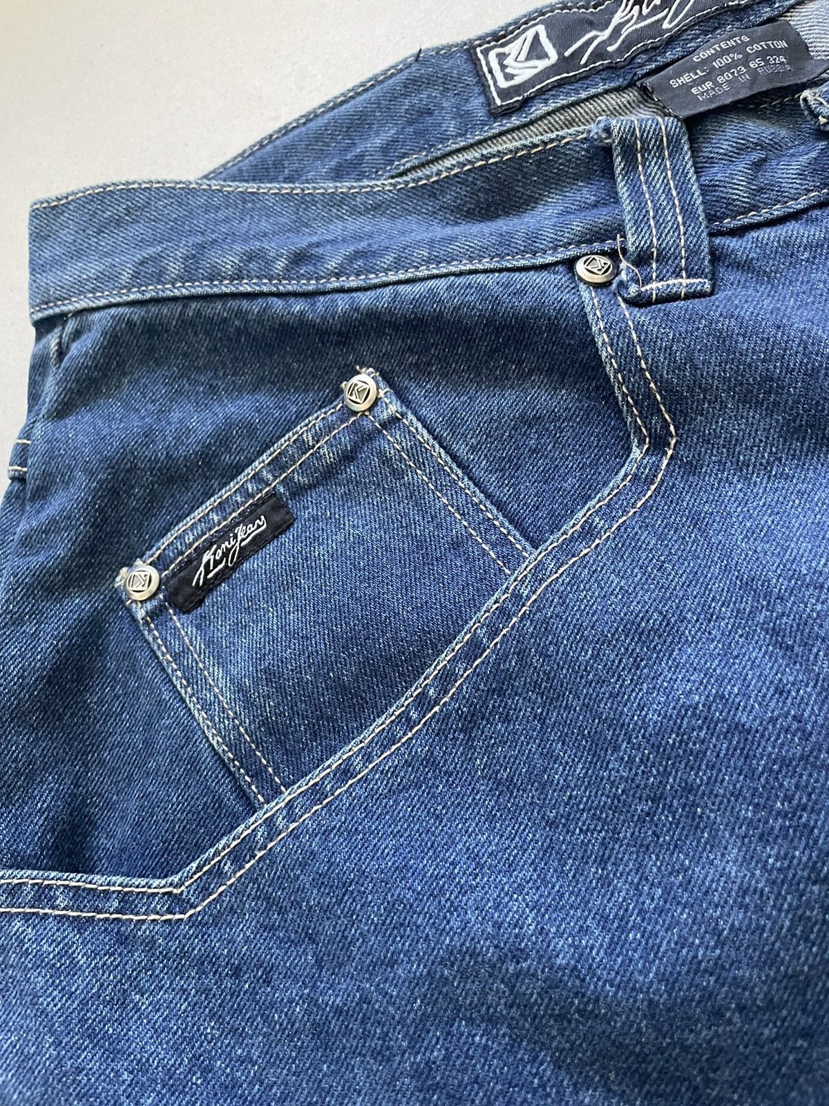 Karl Kani Vintage Karl Kani Zipper Custom Jeans karl kani jeans Size US 32 / EU 48 - 6 Thumbnail
