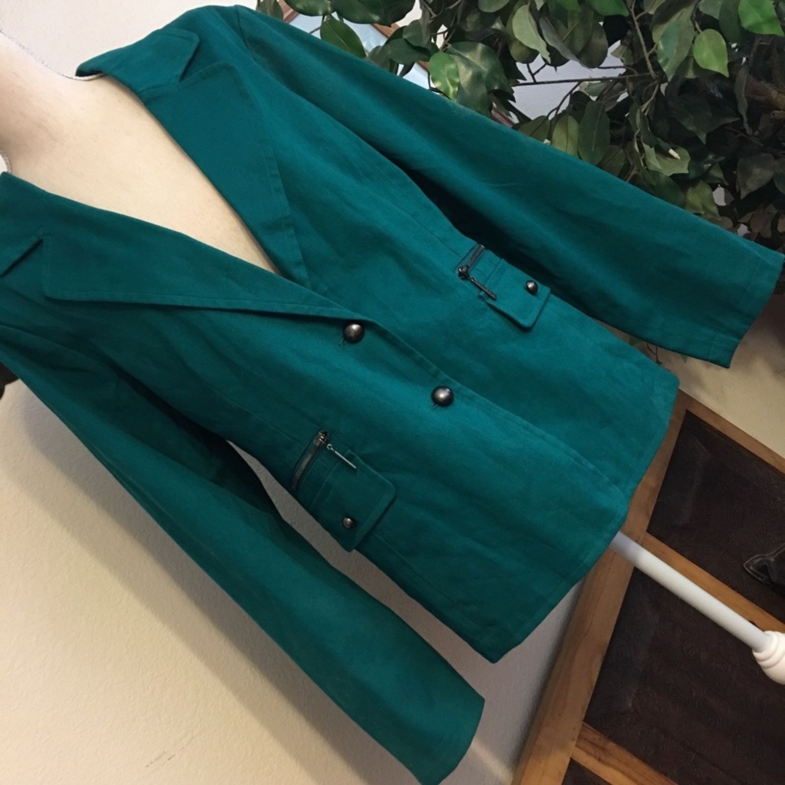 Other Linea by Louis Del’ Olio turquoise jacket NWOT XL Size XL / US 12-14 / IT 48-50 - 2 Thumbnail