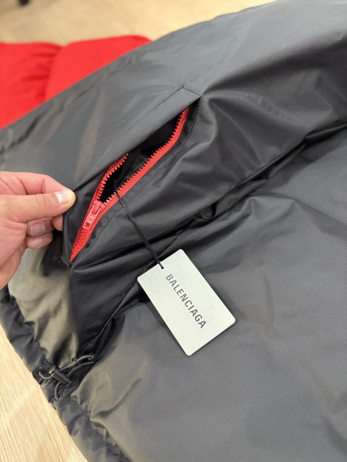 Balenciaga BALENCIAGA REVERSIBLE - black/Red puffer Size L / US 10 / IT 46 - 9 Thumbnail