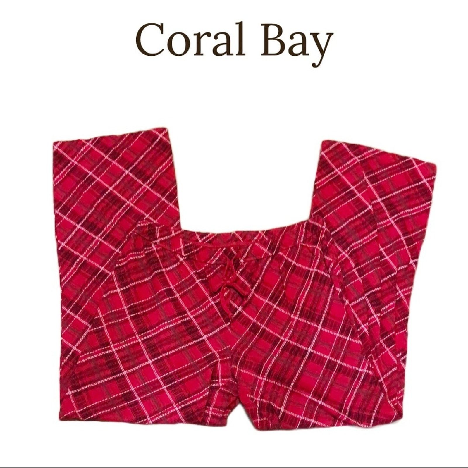 Other Coral Bay | red plaid pajama pants | M Size ONE SIZE - 1 Preview
