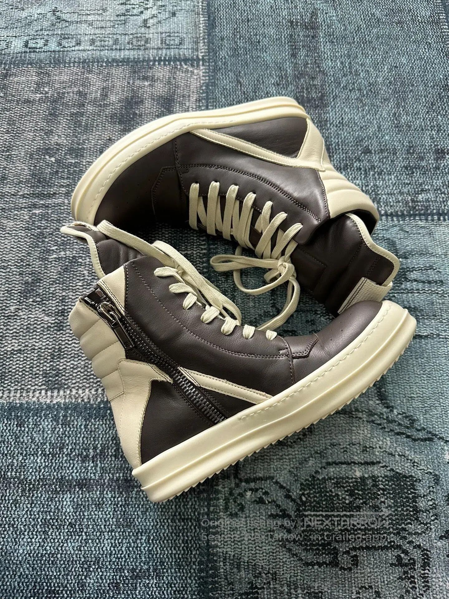 Rick Owens Rick Owens Black Grey Triangular Design. Size US 6 / IT 36 - 1 Thumbnail