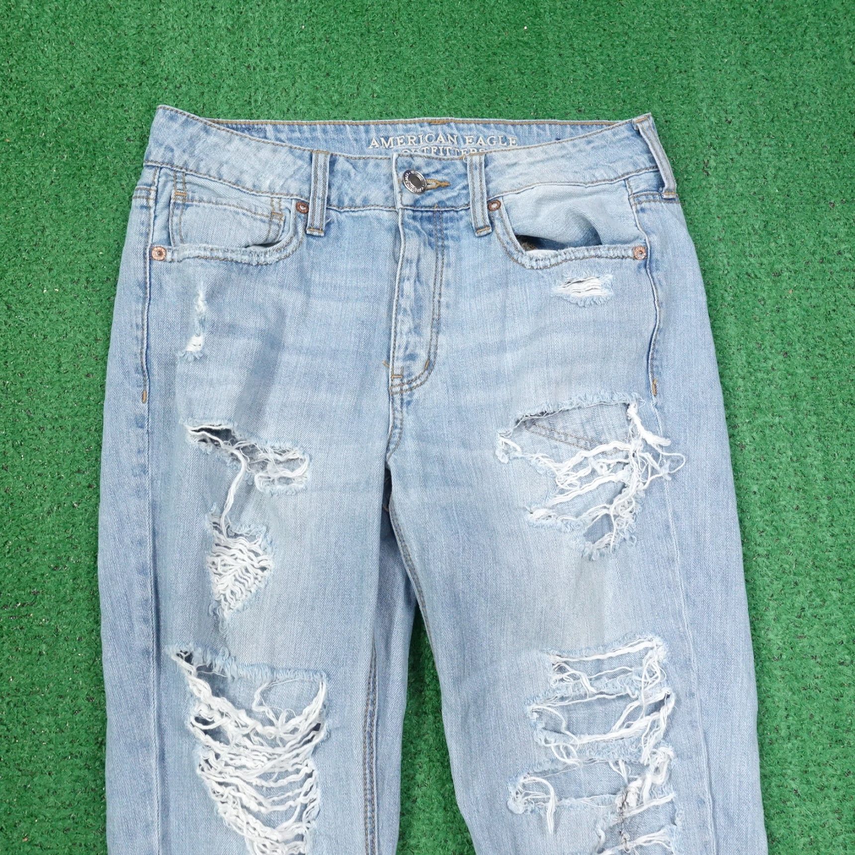 American Eagle Outfitters VINTAGE American Eagle Women’s Jeans Size 2 Regular Fit Blue Denim 28 Inseam Size 26" / US 2 / IT 38 - 4 Thumbnail