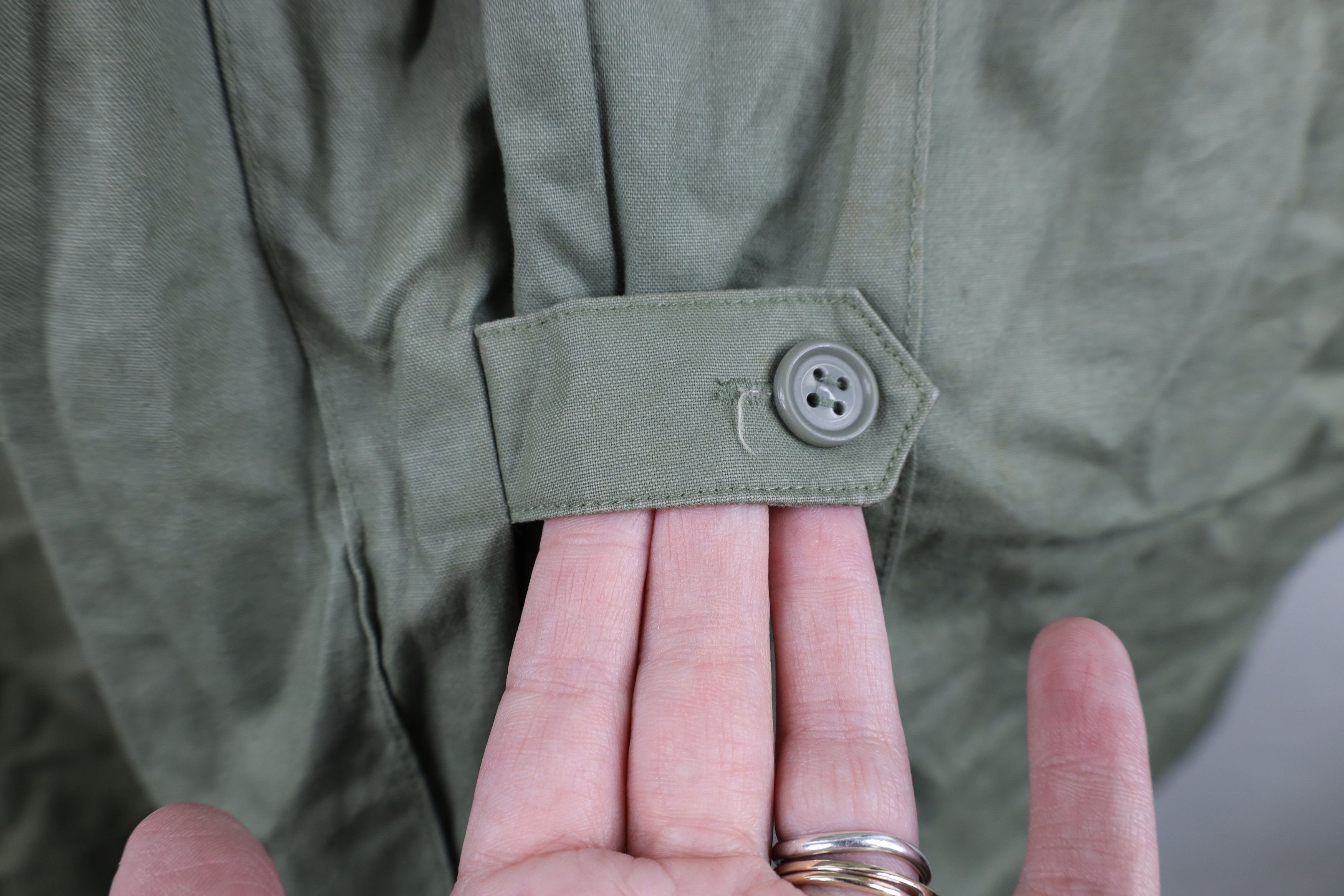 Vintage Vintage 70s Streetwear Wool Lined Belted Trench Coat Green Size L / US 10 / IT 46 - 12 Thumbnail