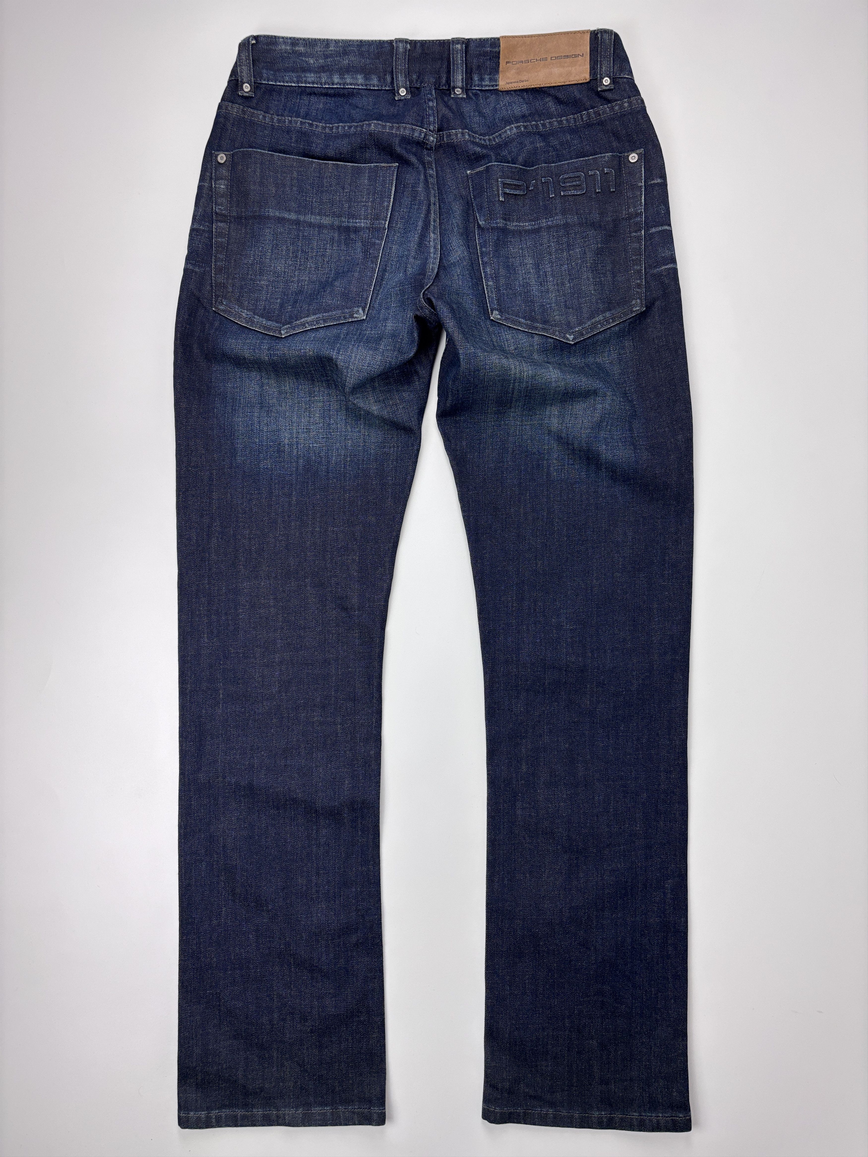 Porsche Design Porsche Design Japanese Denim Jeans P'1900 Navy Blue 32x34 Size US 32 / EU 48 - 5 Thumbnail