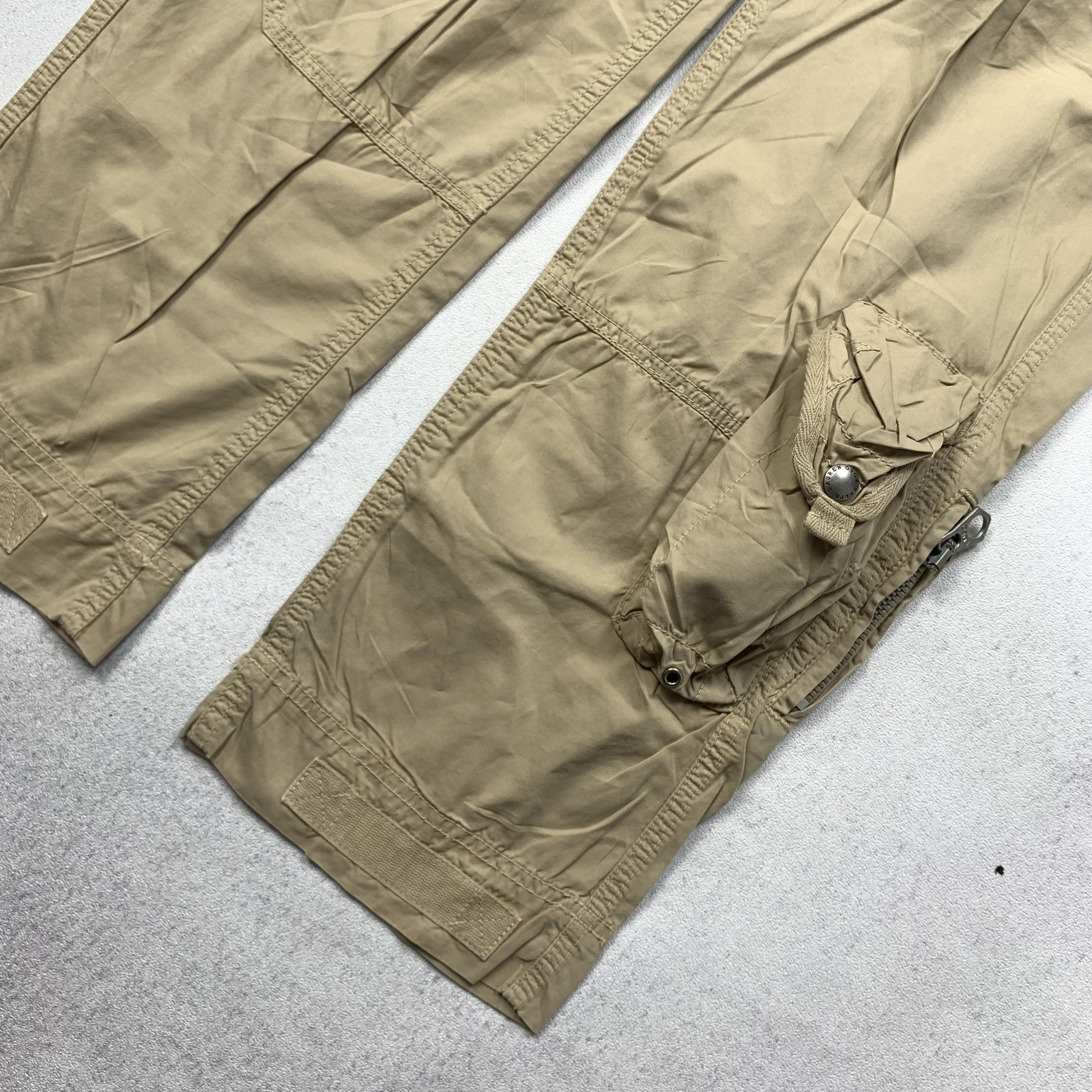 Polo Ralph Lauren Vintage Polo Ralph Lauren Multi Pocket 3D Cargo Pants Size US 30 / EU 46 - 6 Thumbnail